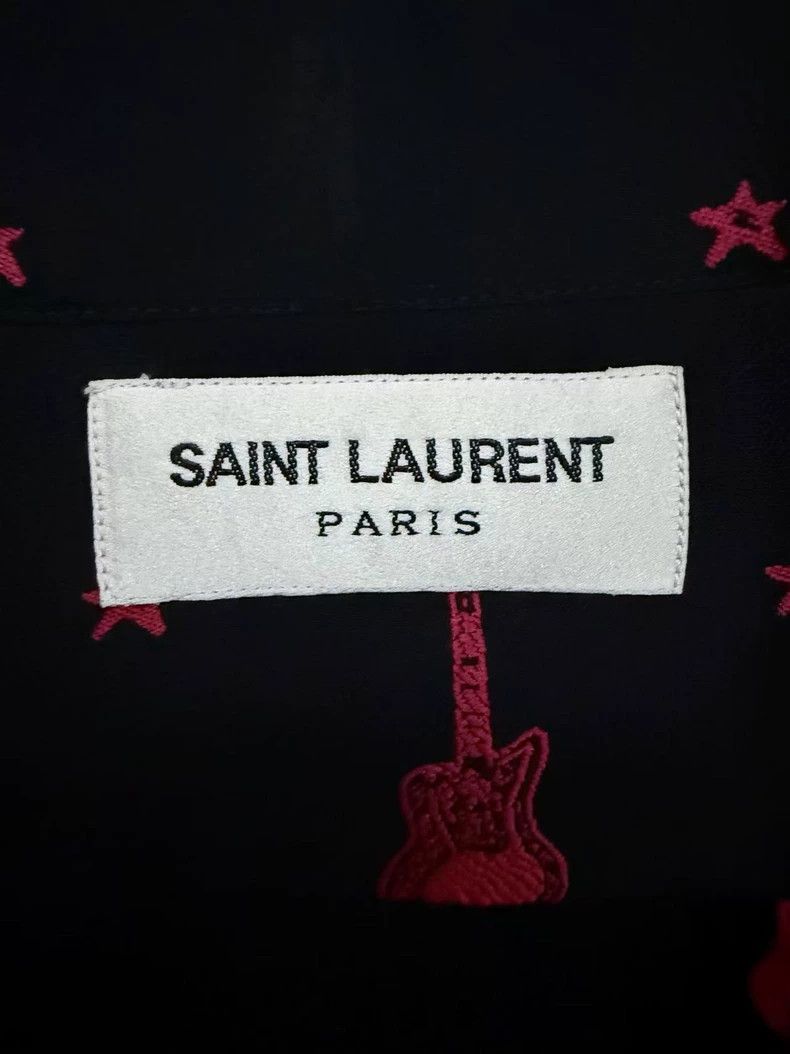 Yves Saint Laurent Saint Laurent size 39 Red Guitar Shirt 2502-Nextarrow Size US M / EU 48-50 / 2 - 5 Thumbnail