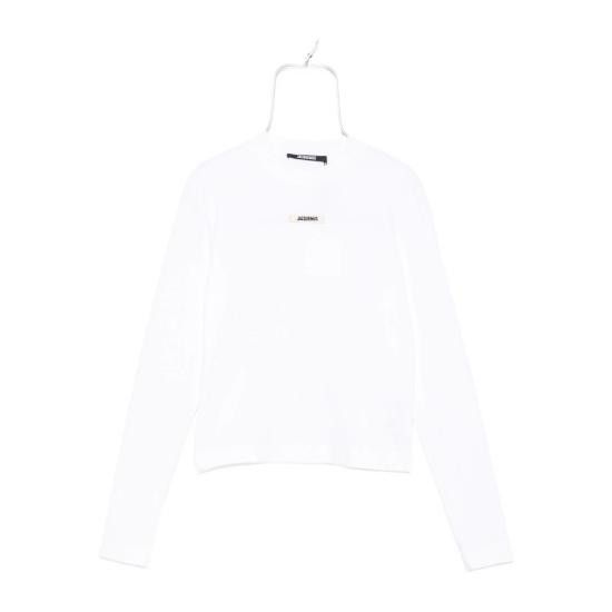 Jacquemus JACQUEMUS Women Tops TSW00155 AJ00124 100 WHITE Size S / US 4 / IT 40 - 1 Thumbnail