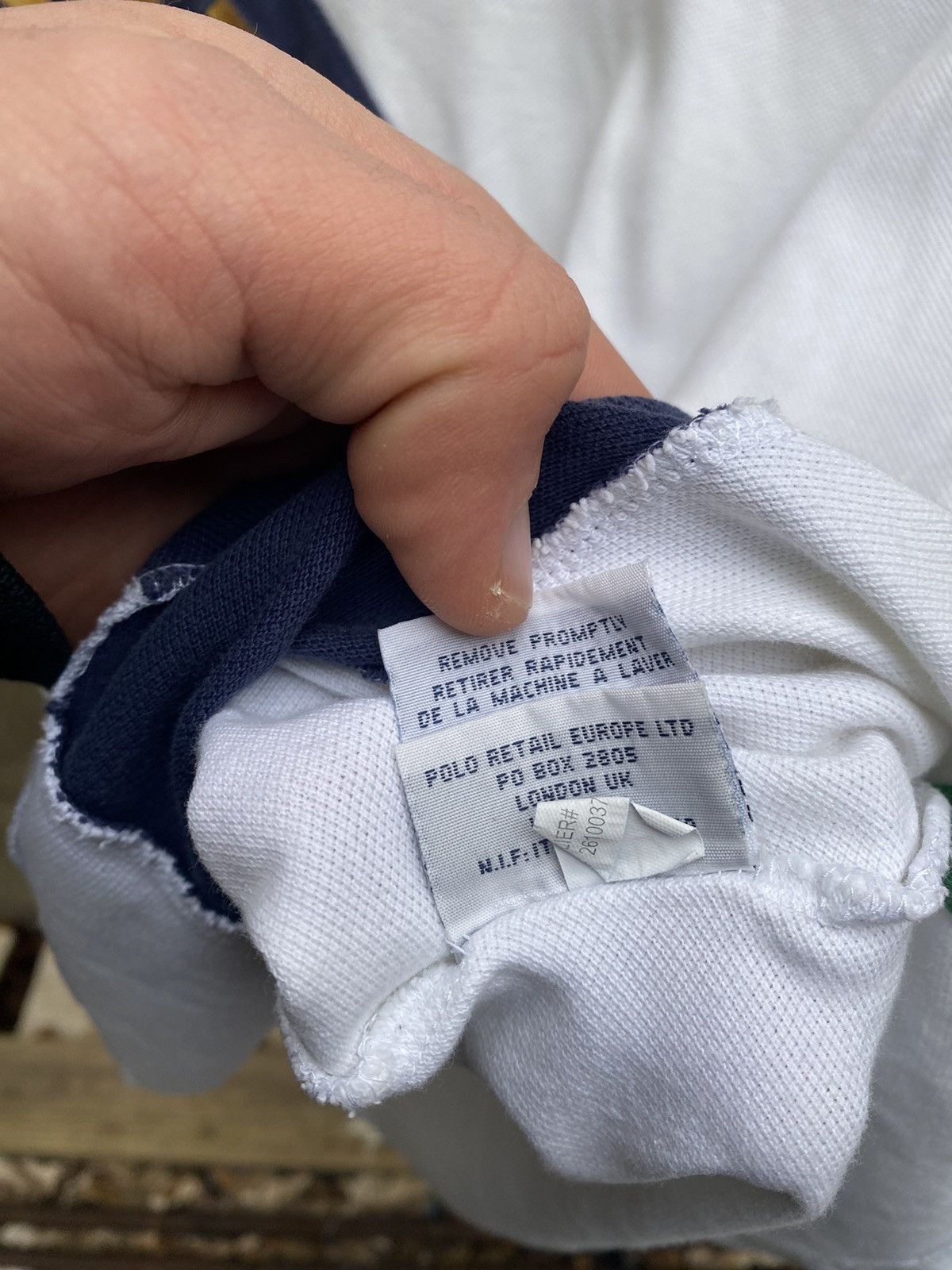 Polo Ralph Lauren × Vintage Vintage Polo Ralph Lauren Embroidered Logo Y2K Polo T-Shirt Size US L / EU 52-54 / 3 - 6 Thumbnail