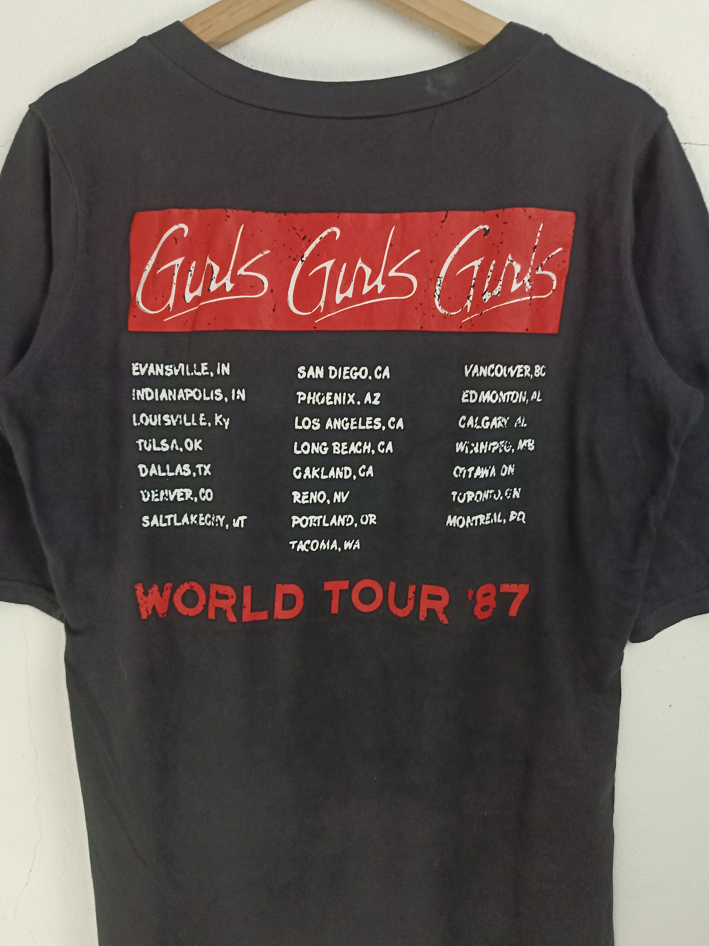 Band Tees VINTAGE BAD BOYS MOTLEY CRUE HOLLYWOOD CA VERY RARE Size US M / EU 48-50 / 2 - 15 Thumbnail