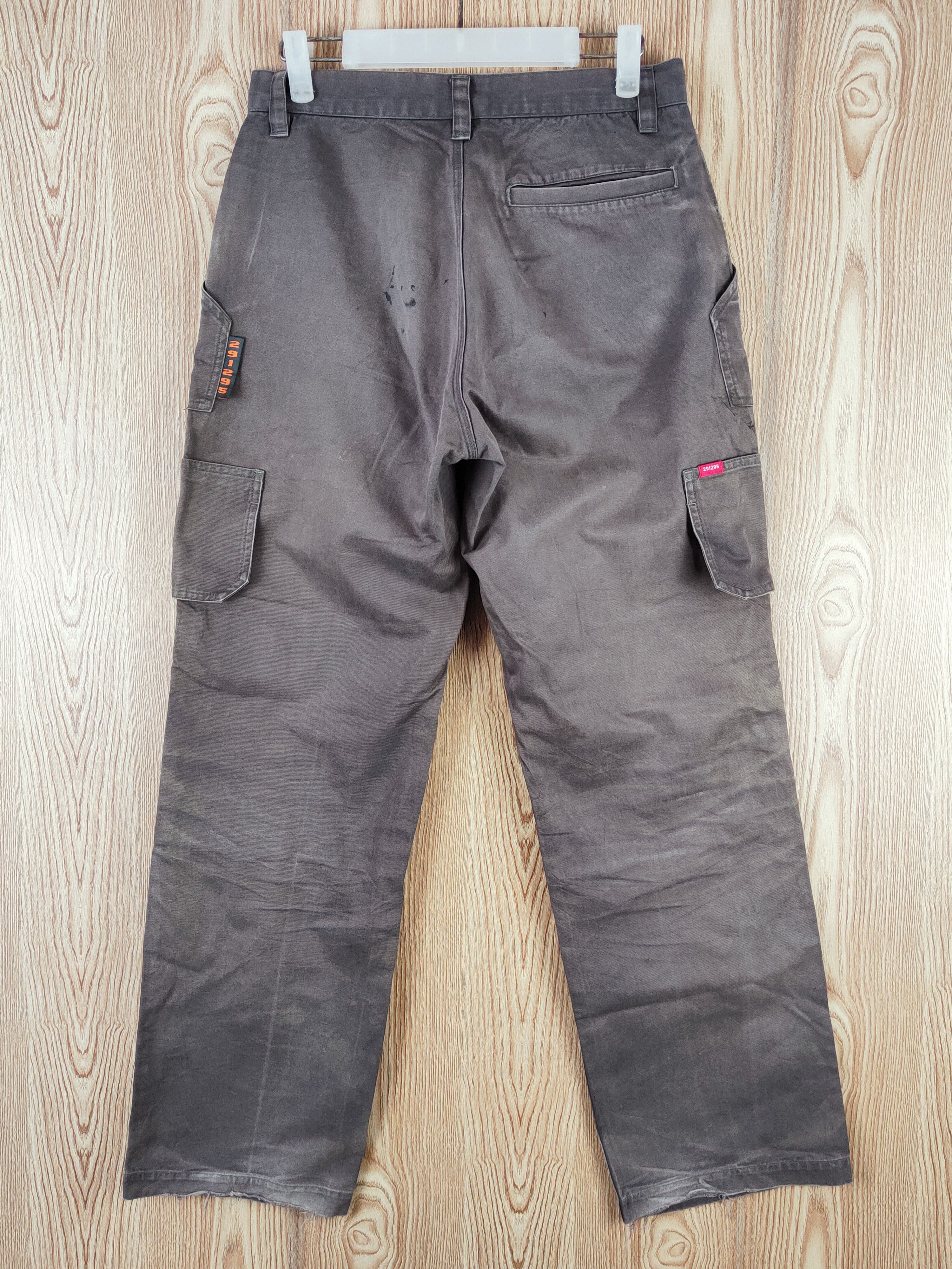 291295=Homme 291295 Homme Brown Faded Multipocket Cargo Pants #W010 Size US 29 - 7 Thumbnail