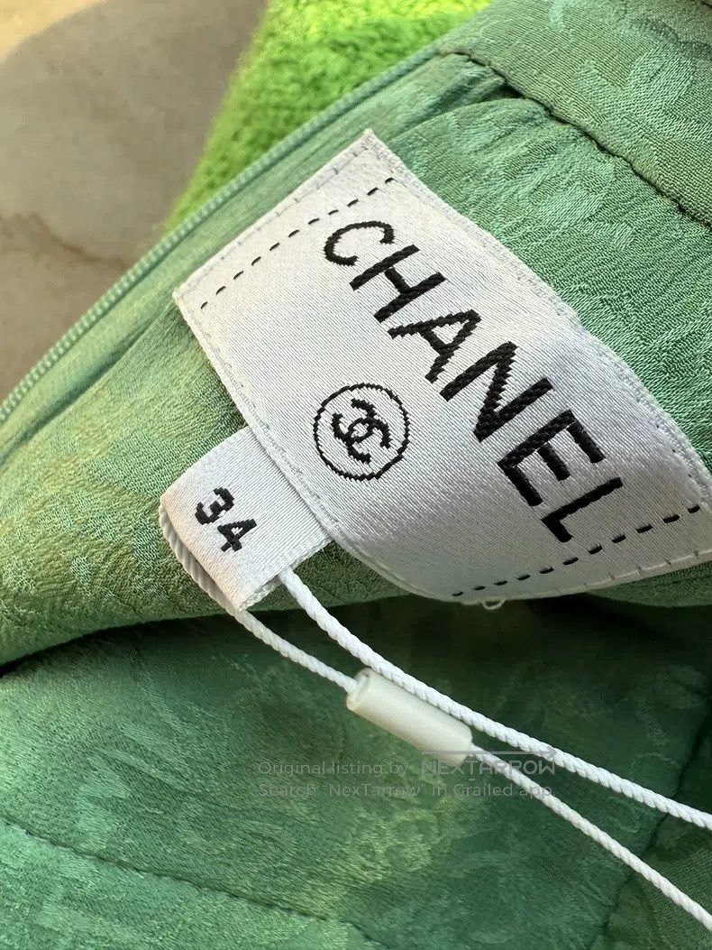 Chanel Chanel 24a green skirt Size 42" / US 20 - 5 Thumbnail