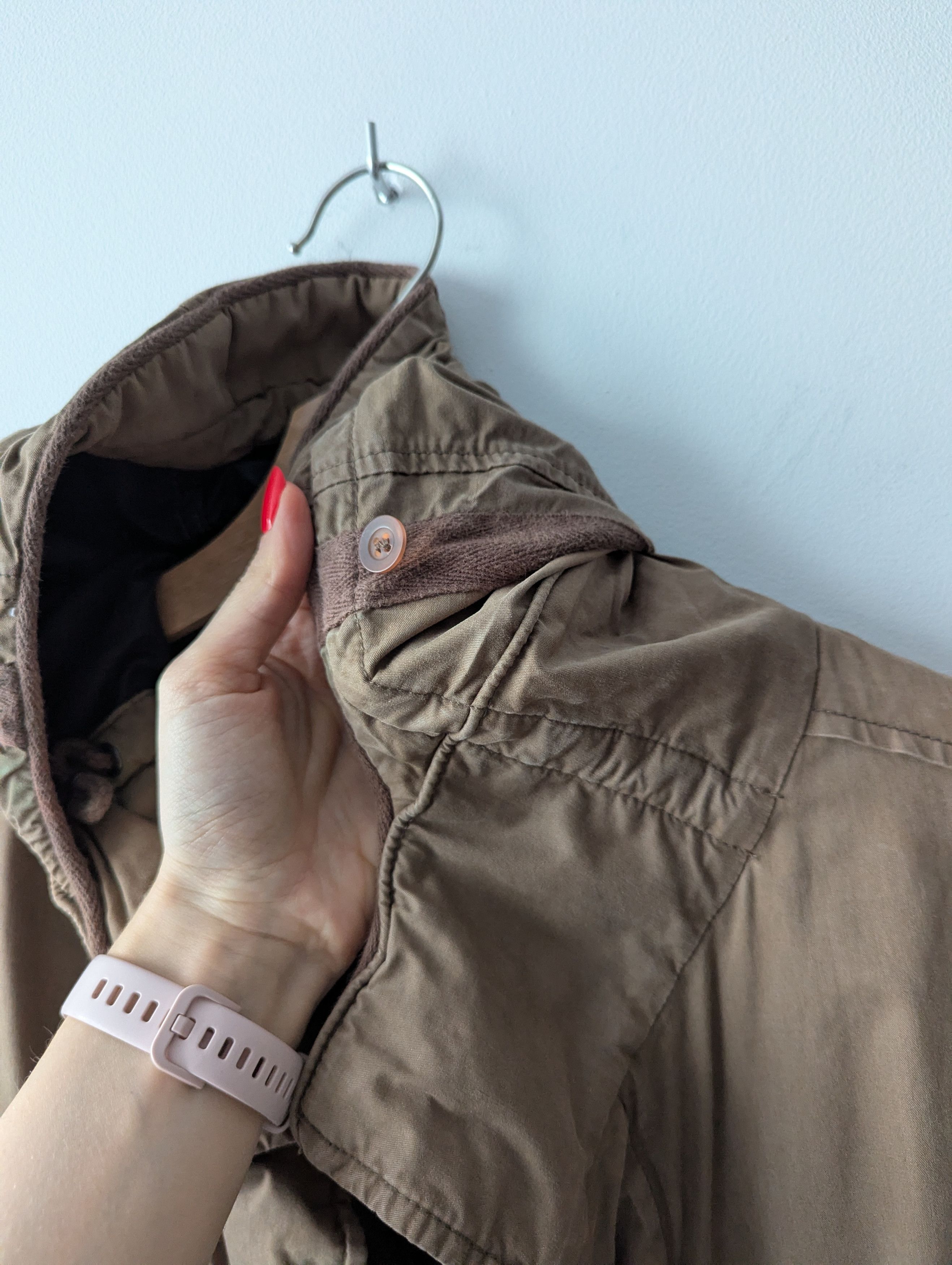 Strellson Vintage STRELLSON Swiss Military Zip Hooded Jacket beige Size US XL / EU 56 / 4 - 19 Thumbnail