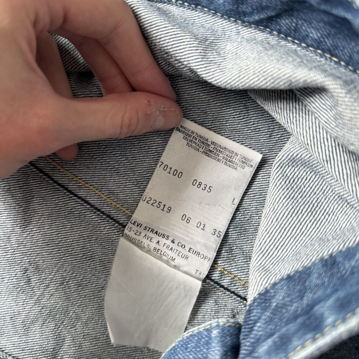 Levi's 📌 Vintage Levi’s Engineered 2000’s Denim Trucker Jacket Size US L / EU 52-54 / 3 - 14 Thumbnail