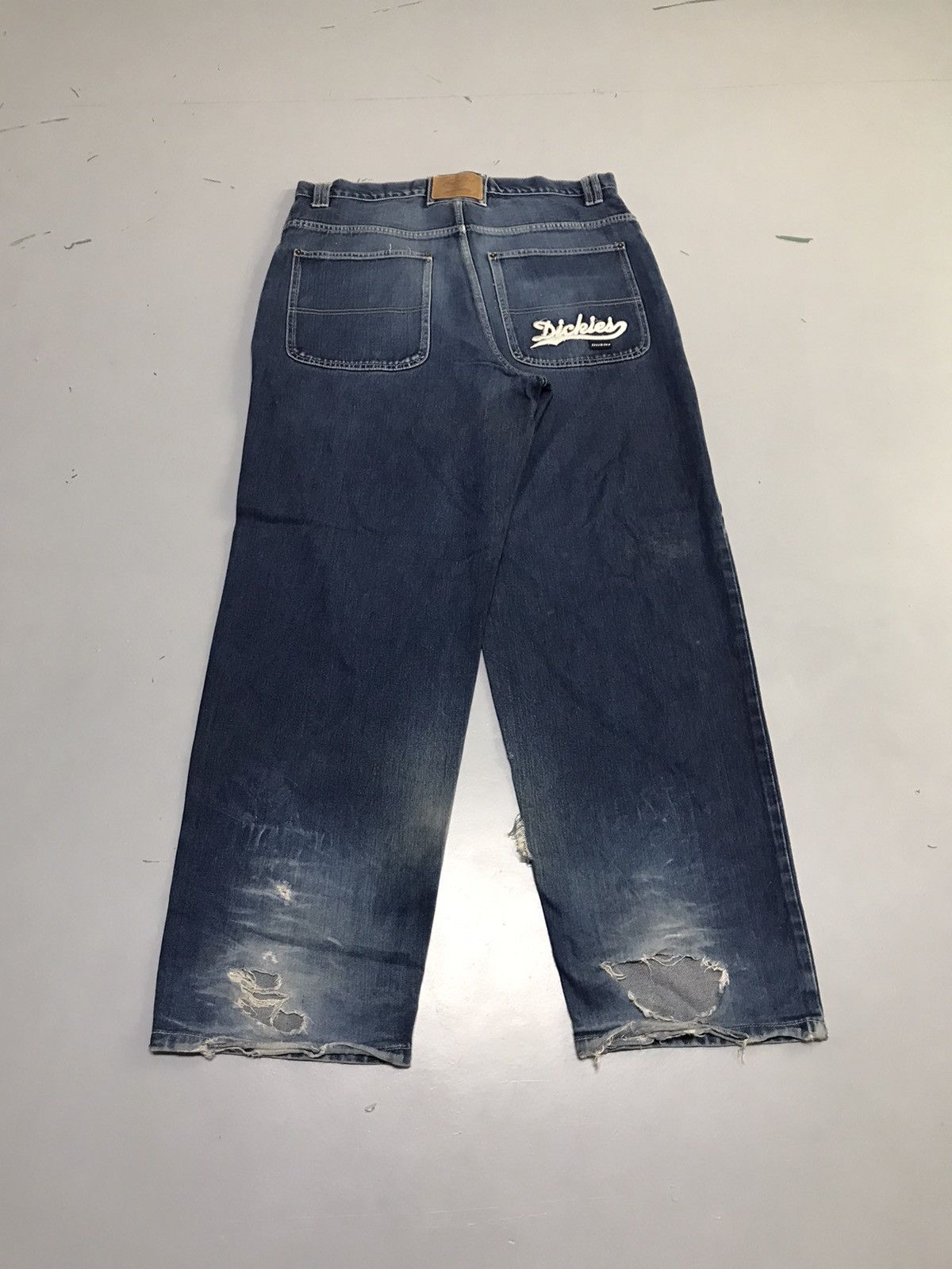 Dickies Vintage dickies big daddy damaged denim Size US 38 / EU 54 - 1 Thumbnail