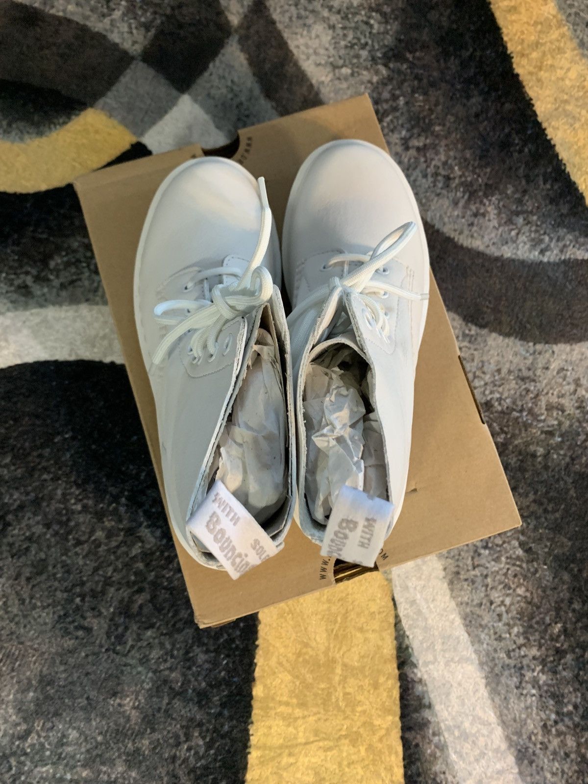 Dr. Martens Dr. Martens Boots 1460 White High Size ONE SIZE - 5 Thumbnail
