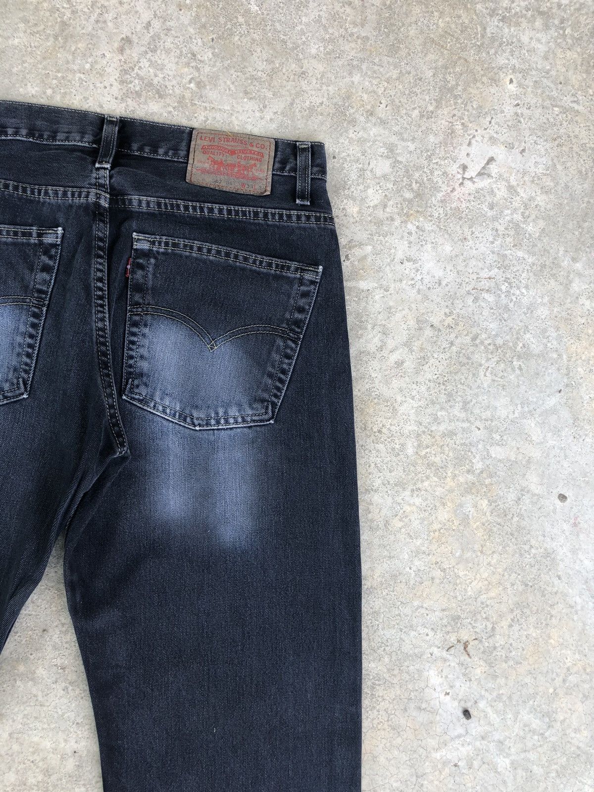 Levi's Vintage Clothing Y2k Levi’s Flared Jeans Bootcut Distressed Jeans 507 Size US 33 - 10 Thumbnail