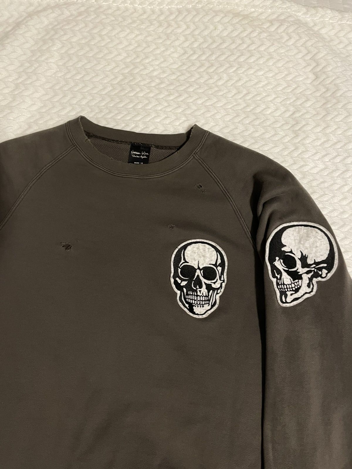 Number (N)ine Double Skull Crewneck Size US S / EU 44-46 / 1 - 2 Thumbnail