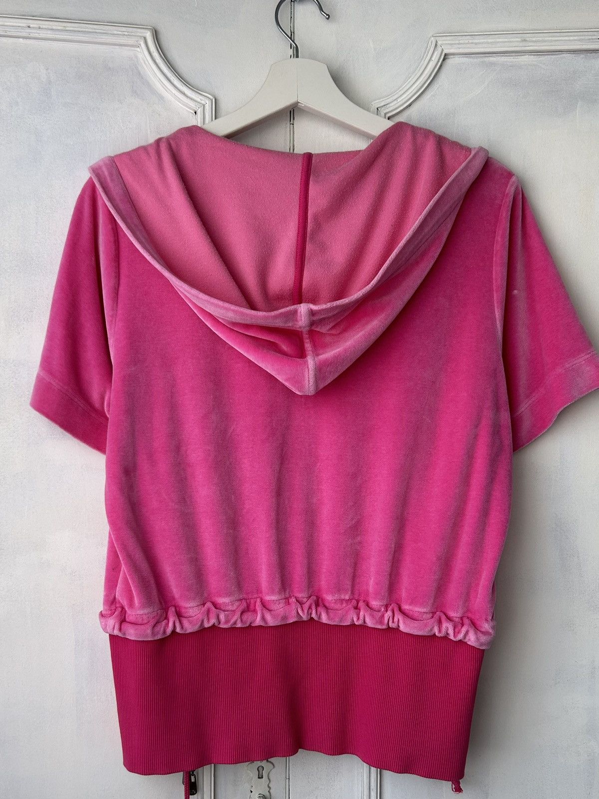 Escada Sport Escada Pink Velour Hoodie Size M / US 6-8 / IT 42-44 - 7 Thumbnail