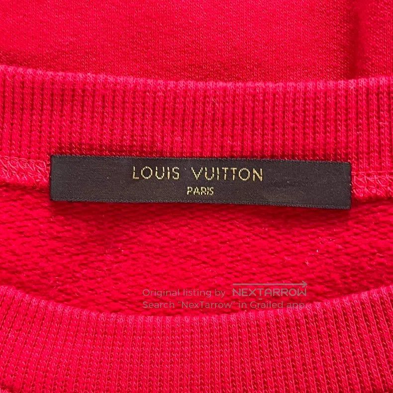 Louis Vuitton Louis Vuitton Supreme Signature Red Sweatshirt Size US L / EU 52-54 / 3 - 6 Thumbnail