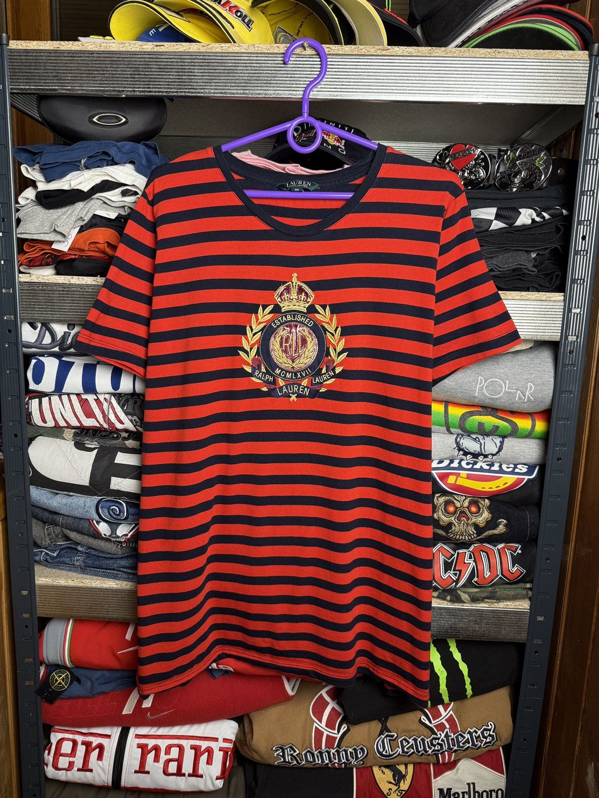 Polo Ralph Lauren × Vintage Vintage Polo T-Shirt Polo Ralph Lauren Established Big Pony Size XXL / US 16-18 / IT 52-54 - 1 Thumbnail