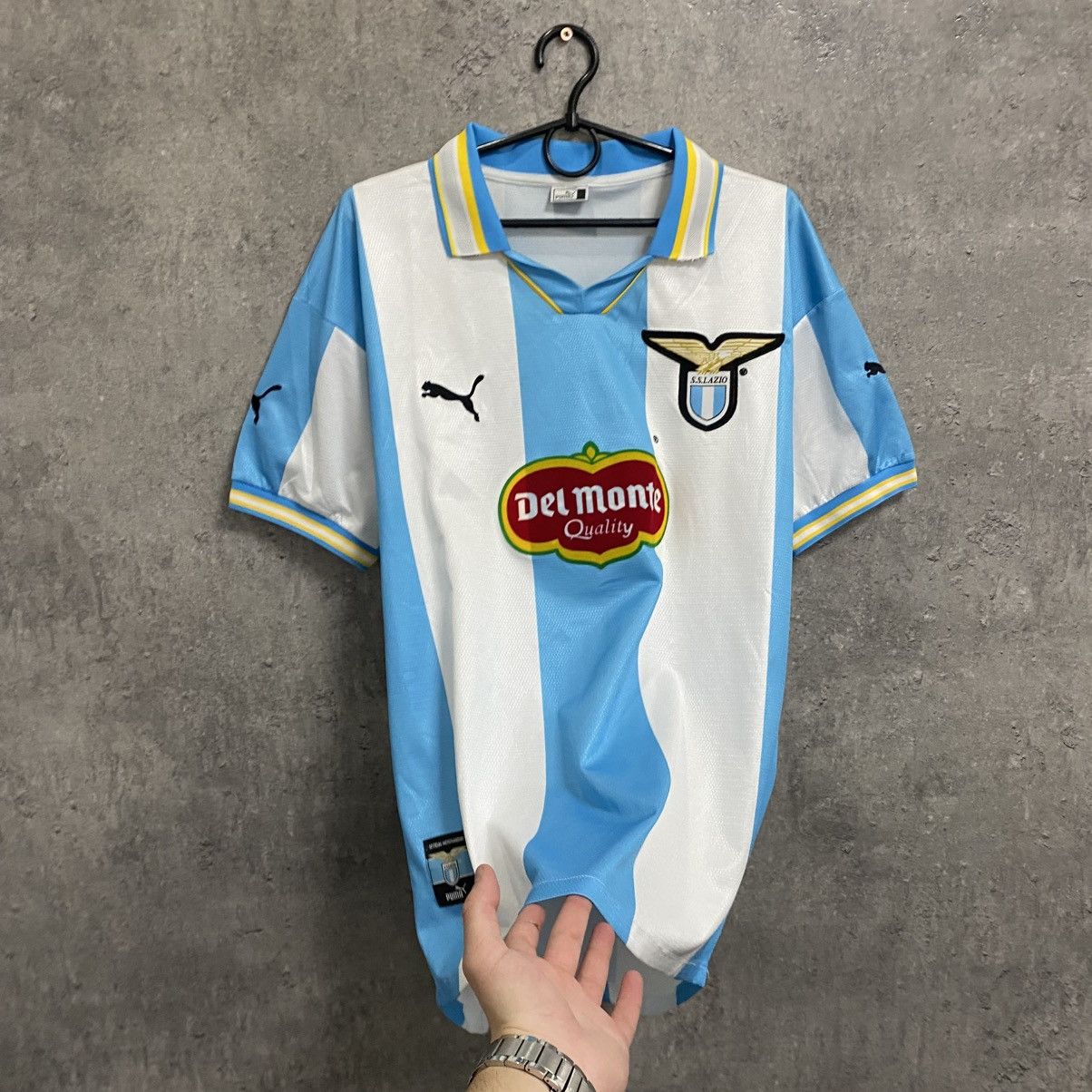 Puma SS Lazio 1999 2000 Vintage Puma Football Jersey Soccer Size US XL / EU 56 / 4 - 2 Thumbnail