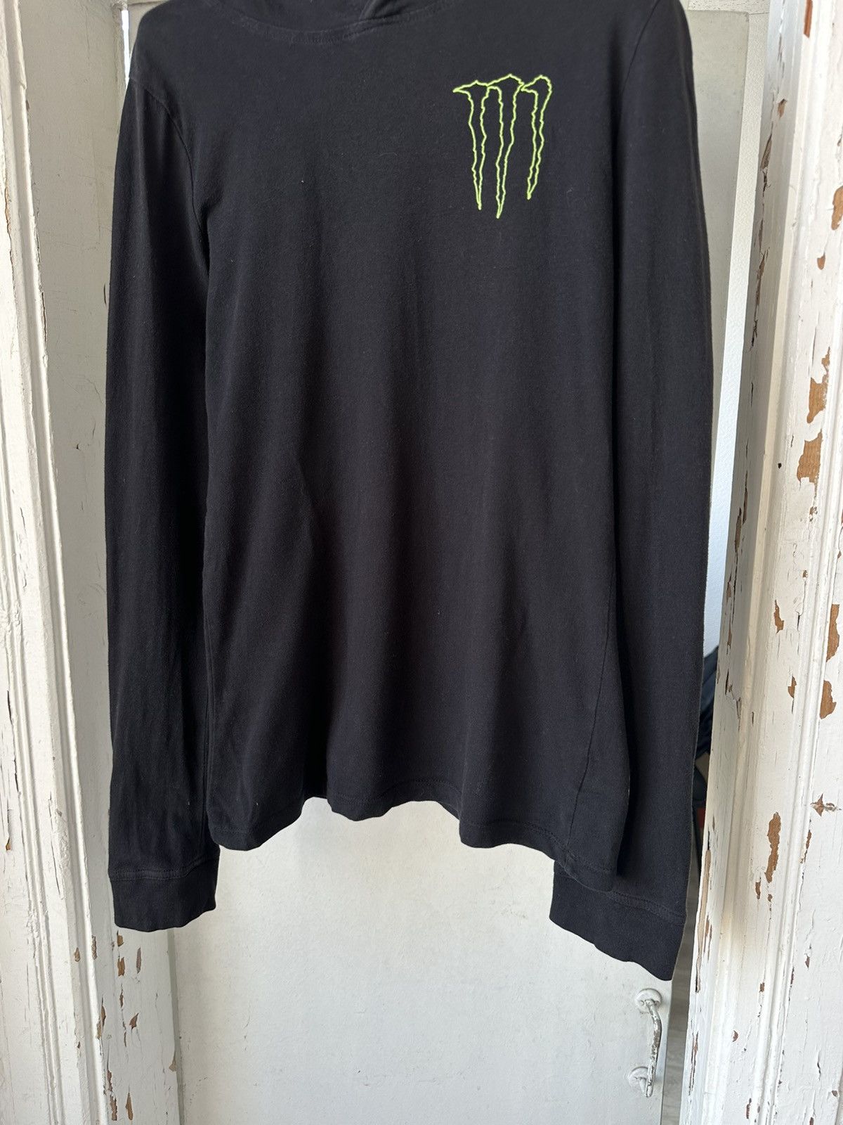 Beauty Beast × Vintage Vintage Monster Energy Printed Black Hoodie Size S / US 4 / IT 40 - 3 Thumbnail