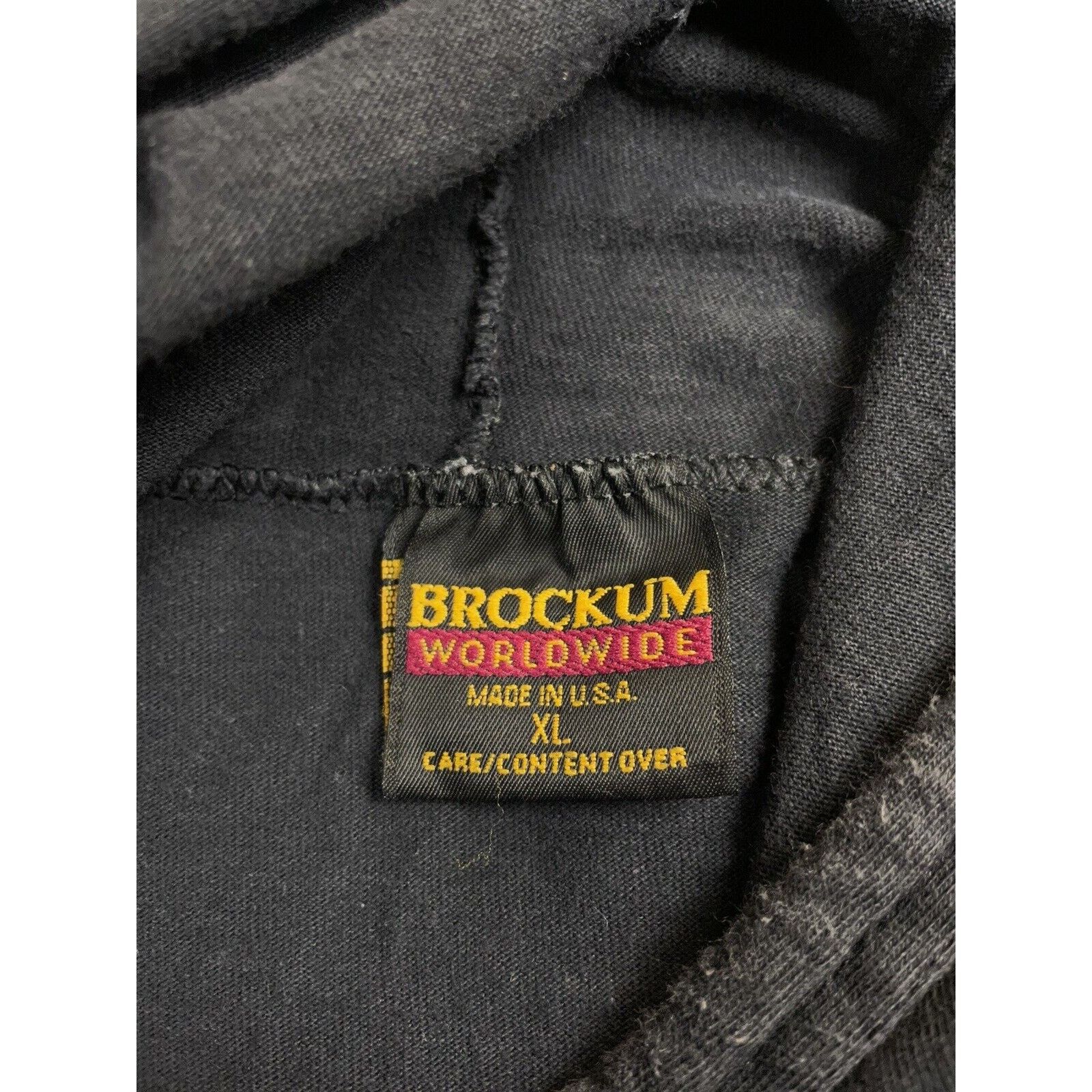 Vintage Vintage 90s Prince Tour XL Black Brockum Hoodie Shirt USA Size US XL / EU 56 / 4 - 4 Thumbnail