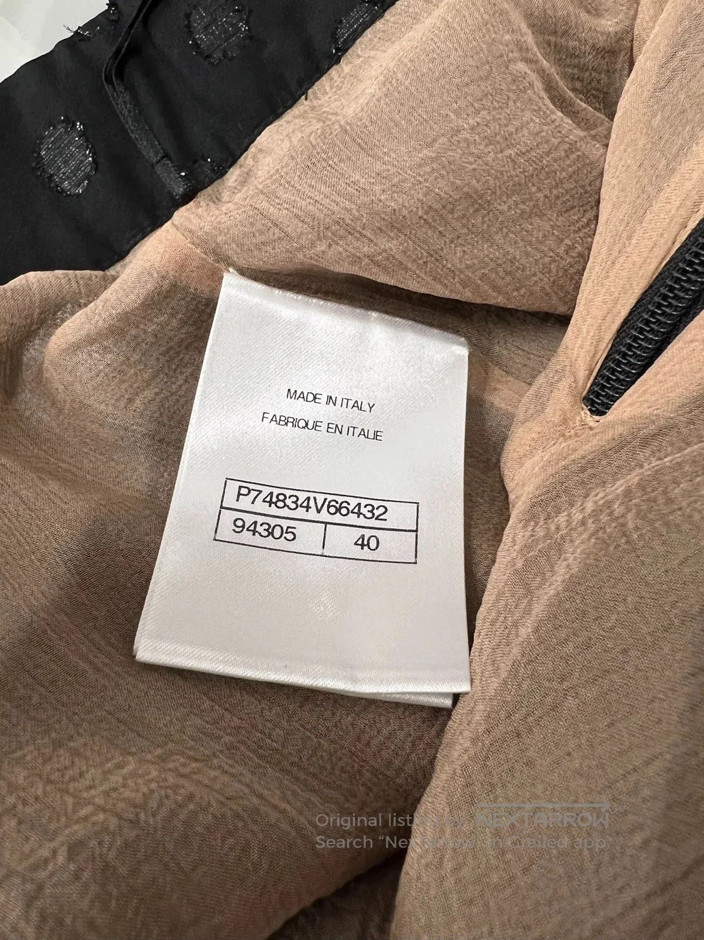 Chanel Chanel 23S Black Silk Wide. Size 28" / US 6 / IT 42 - 4 Thumbnail