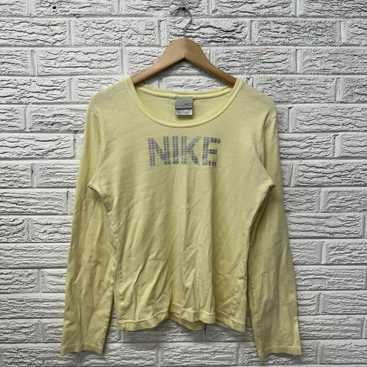 Nike Y2K Women’s Nike Low Cut Shirt Cute XL Yellow Size XL / US 12-14 / IT 48-50 - 2 Thumbnail