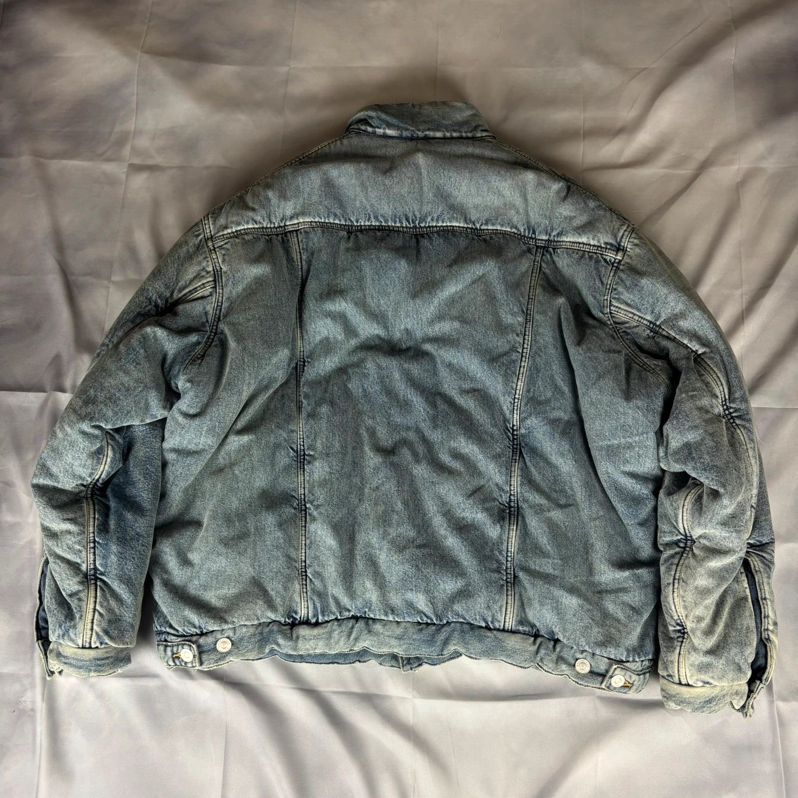 Balenciaga Balenciaga oversized denim jacket puffy Kanye west style Size US S / EU 44-46 / 1 - 3 Thumbnail