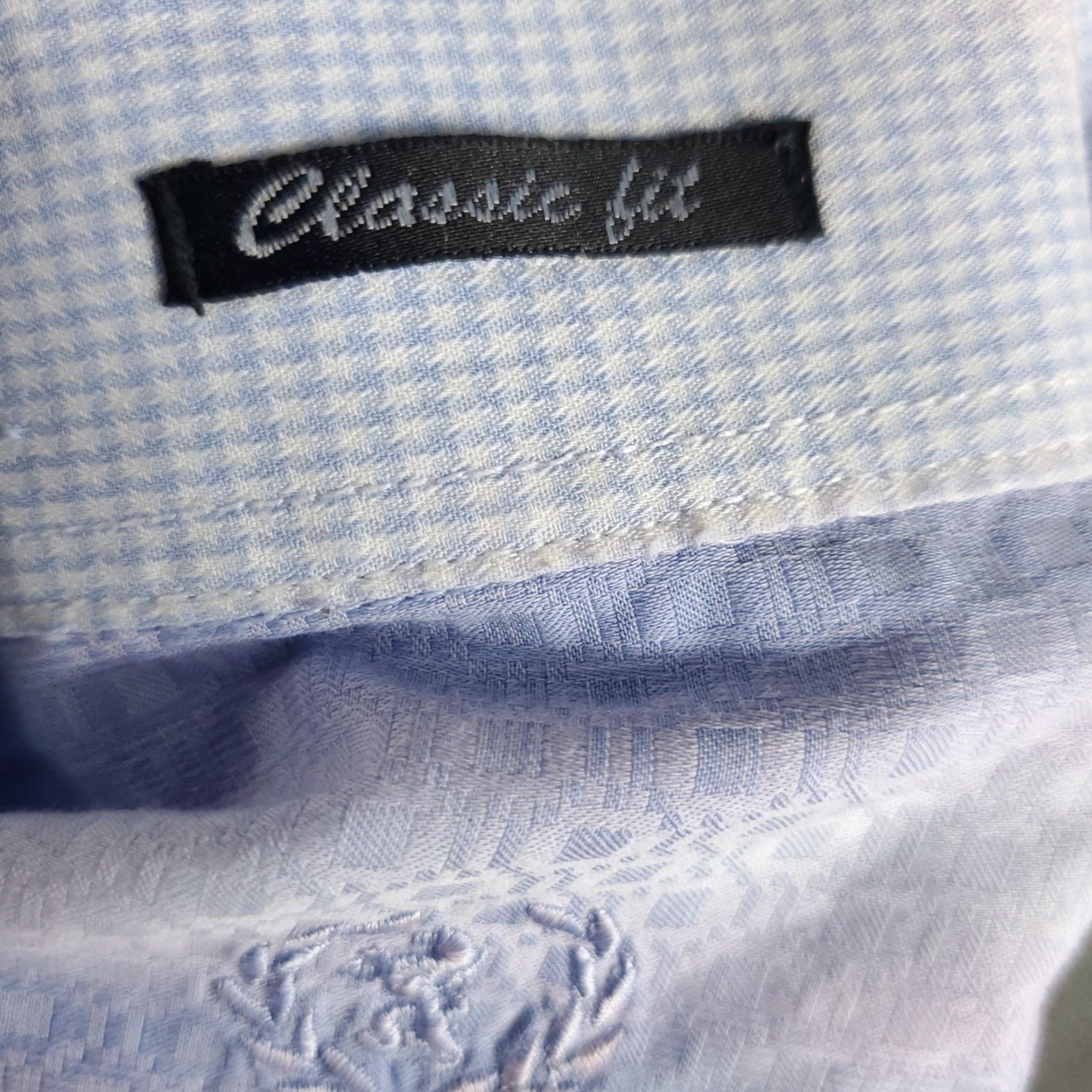 BUGATCHI Bugatchi Shirt Mens XL Blue Check Button-Up Long Sleeve Size US XL / EU 56 / 4 - 8 Thumbnail