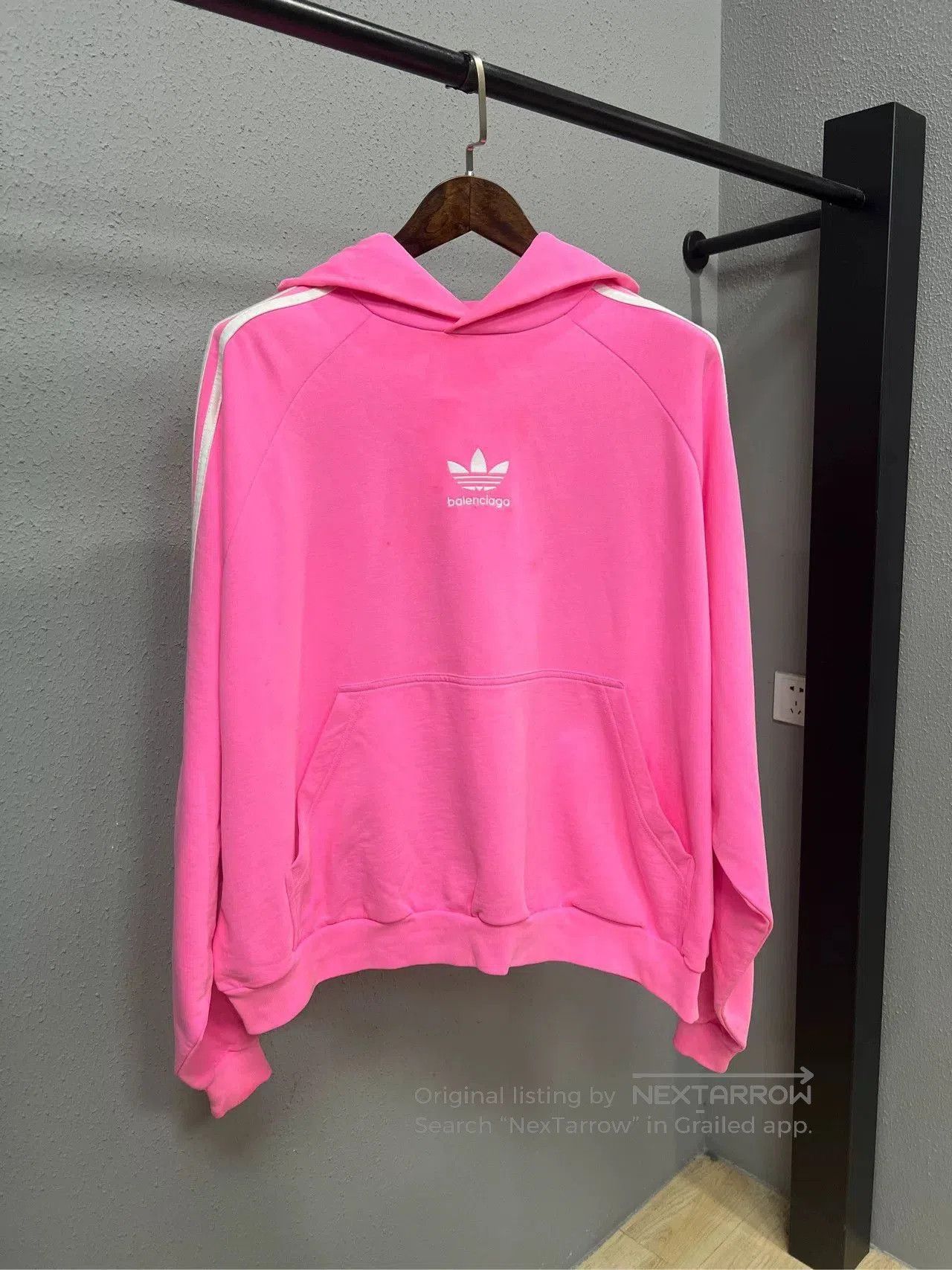 Balenciaga Balenciaga x adidas Pink Hoodie. Size S / US 4 / IT 40 - 1 Thumbnail