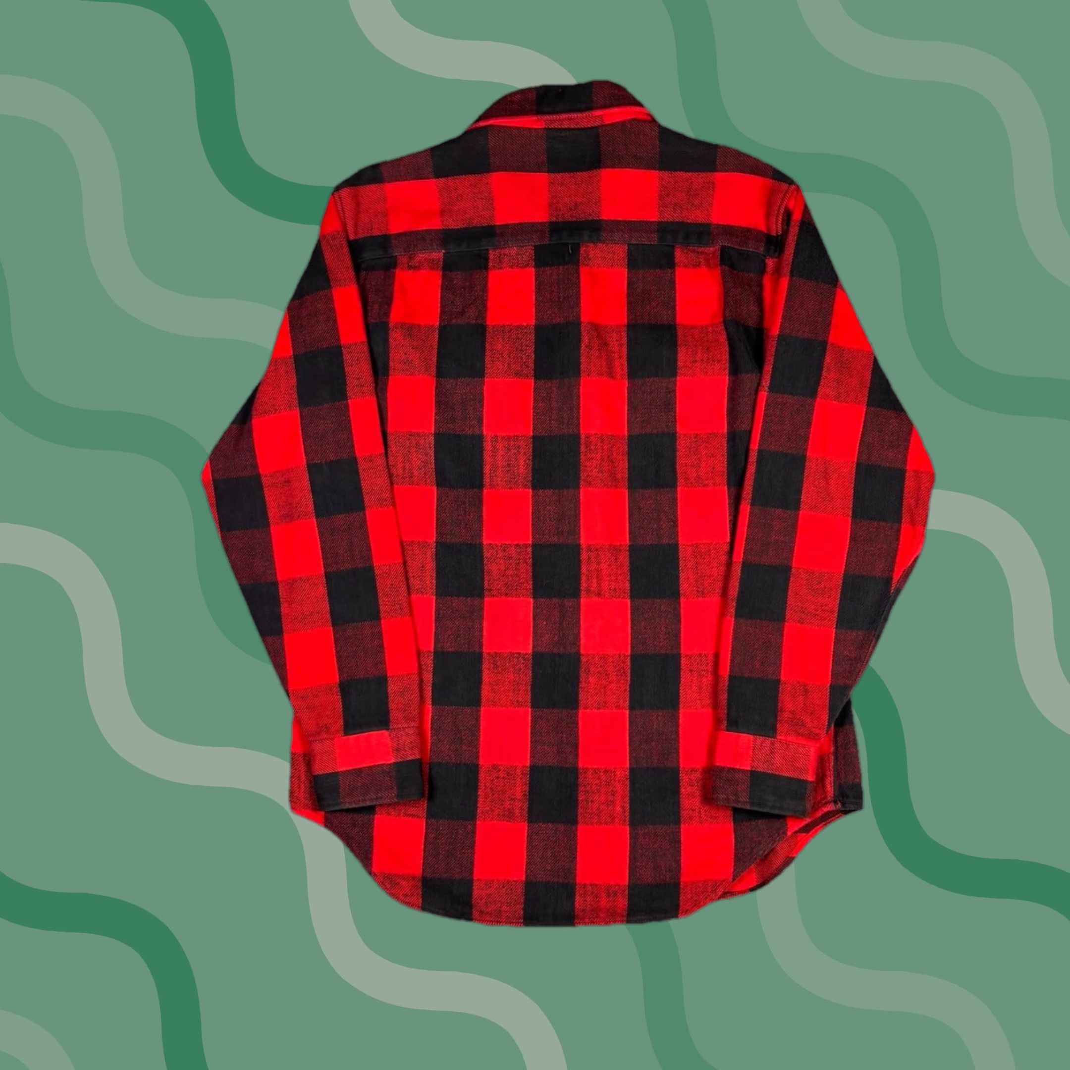 Vintage VINTAGE Pine Grove Flannel Shirt Button Up Cotton Plaid Red Black Large 1990s Mens L Size US L / EU 52-54 / 3 - 1 Thumbnail