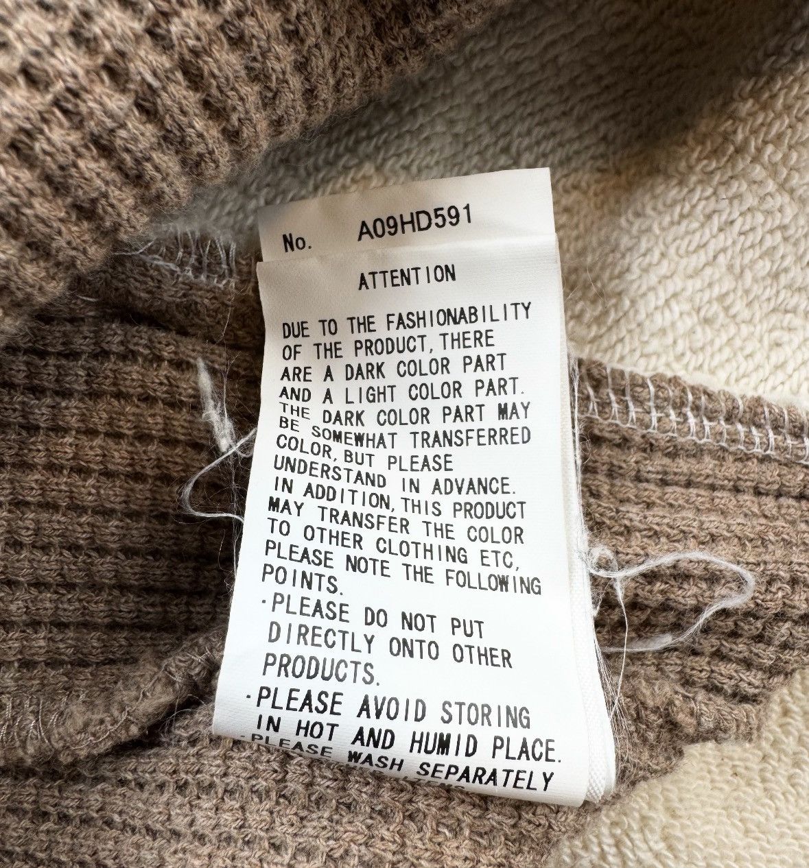 Maison MIHARA YASUHIRO Maison Mihara Yasuhiro Combined Graffiti Hoodie AW22 Size US L / EU 52-54 / 3 - 9 Thumbnail