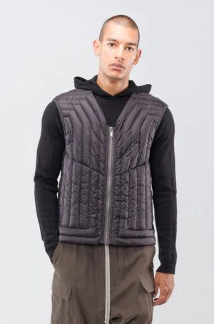 Rick Owens New FW21 Gethsemane Black Cargo Down Vest Size US M / EU 48-50 / 2 - 2 Thumbnail