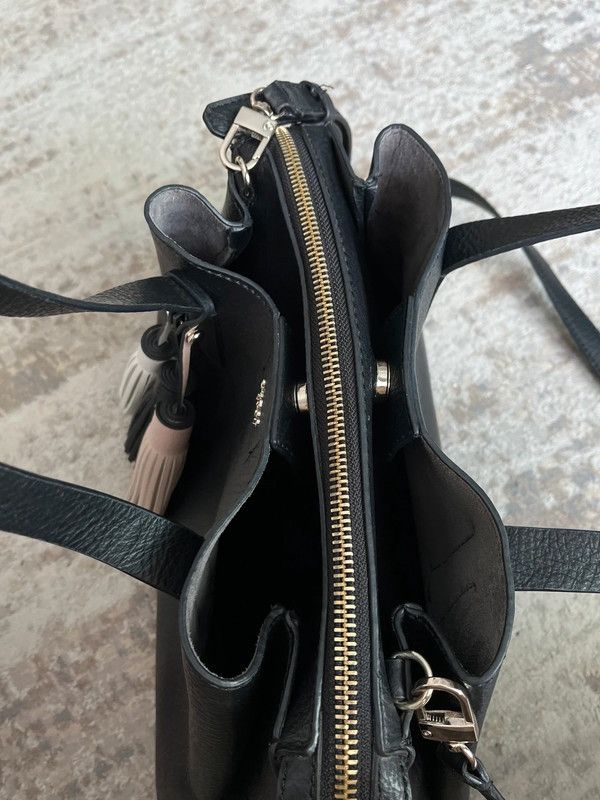 Guess Guess Bag Eco Leather Hand Bag Black Silver 2000s Rare Size ONE SIZE - 10 Thumbnail