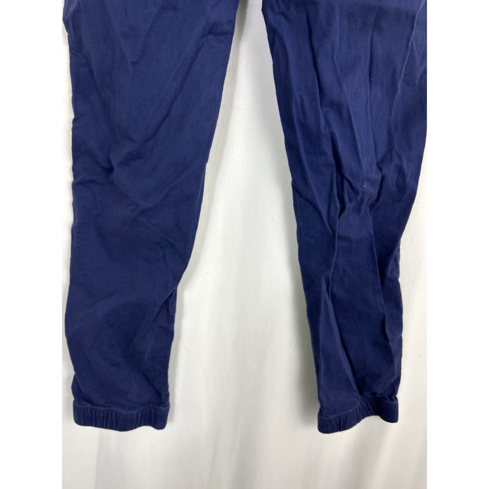 Gap Gap Mens Small Cotton Spandex Navy Blue Joggers Ankle Drawstring 28in Inseam Pants Size US 29 - 7 Thumbnail