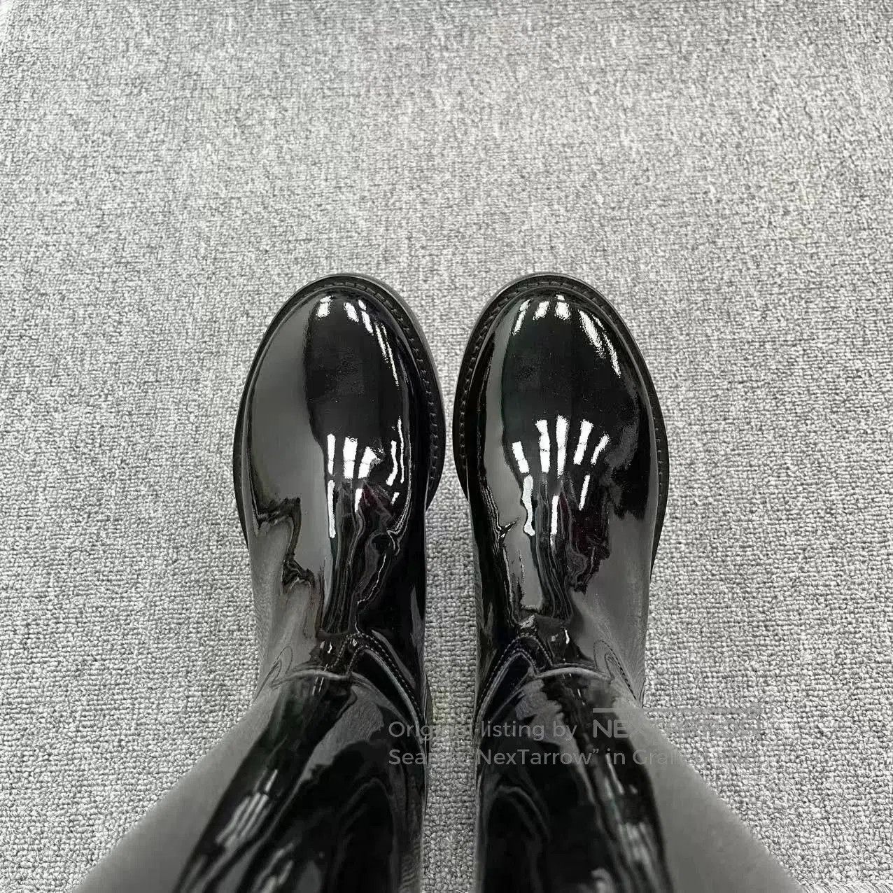 Ann Demeulemeester Ann Demeulemeester Mirror Finish Motorcycle Boots. Size US 6.5 / IT 36.5 - 2 Thumbnail