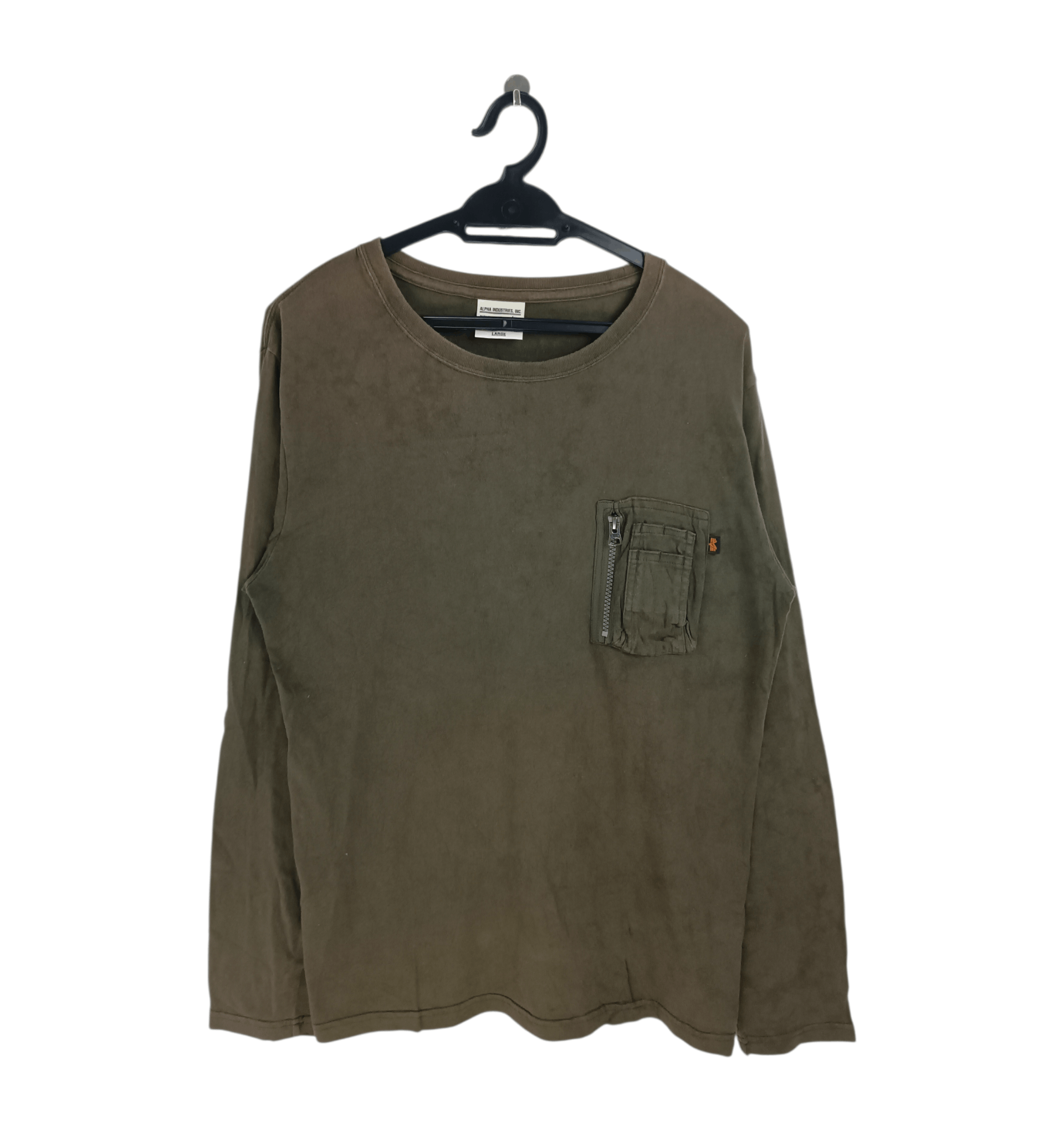 Alpha Industries VINTAGE ALPHA INDUSTRIES L/SLEEVE RELAXED TEE Size US M / EU 48-50 / 2 - 1 Thumbnail