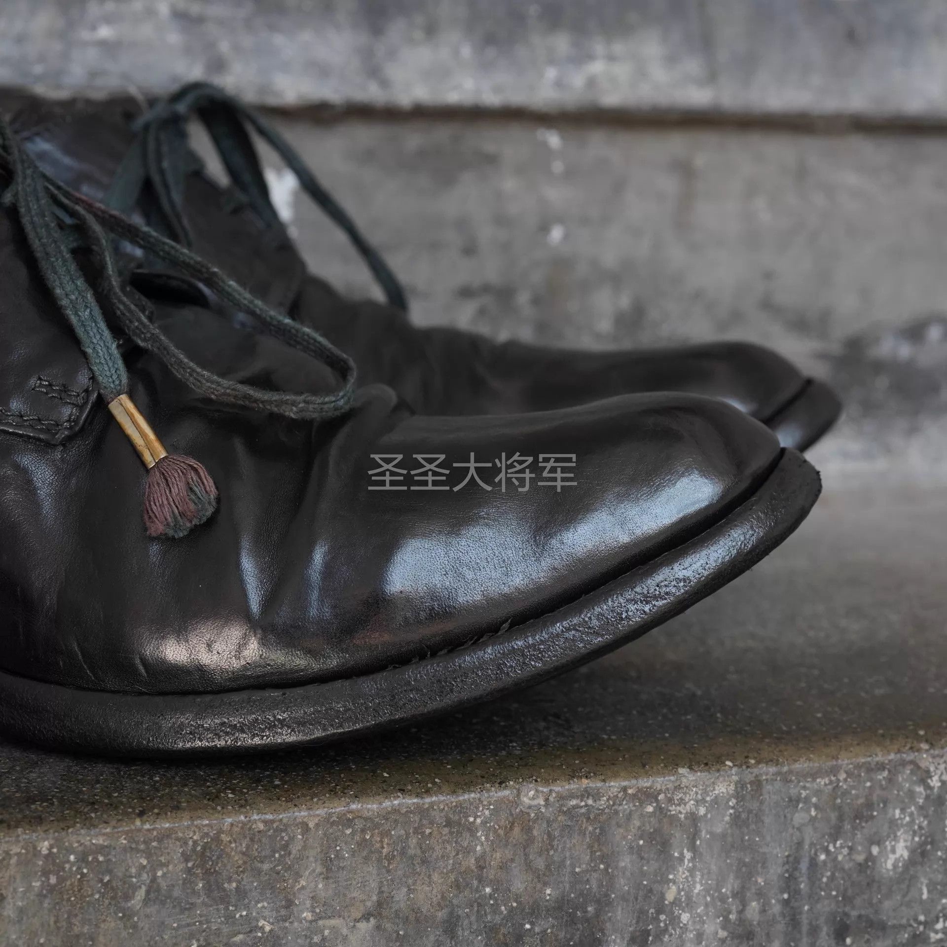 Carol Christian Poell Carol Christian Poell AM2600L Black Cors Horsehide Derby Size US 7 / EU 40 - 4 Thumbnail
