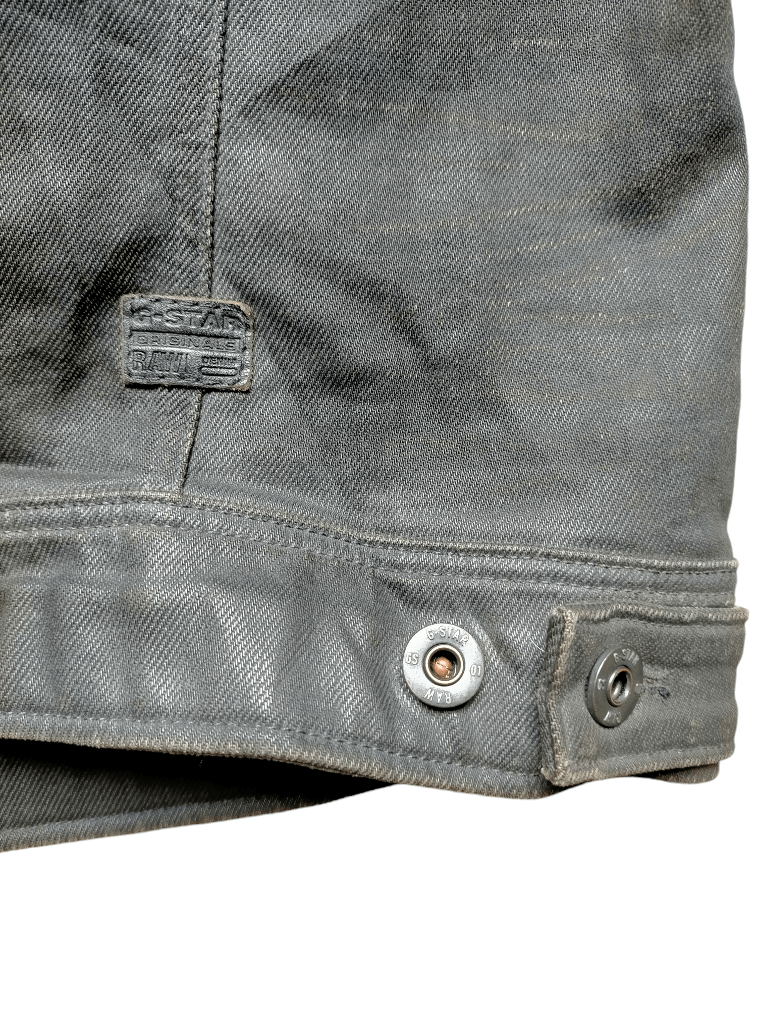 G-Star G-Star Raw Waxed Type 2 Denim Black Jacket Jeans Size US M / EU 48-50 / 2 - 16 Thumbnail