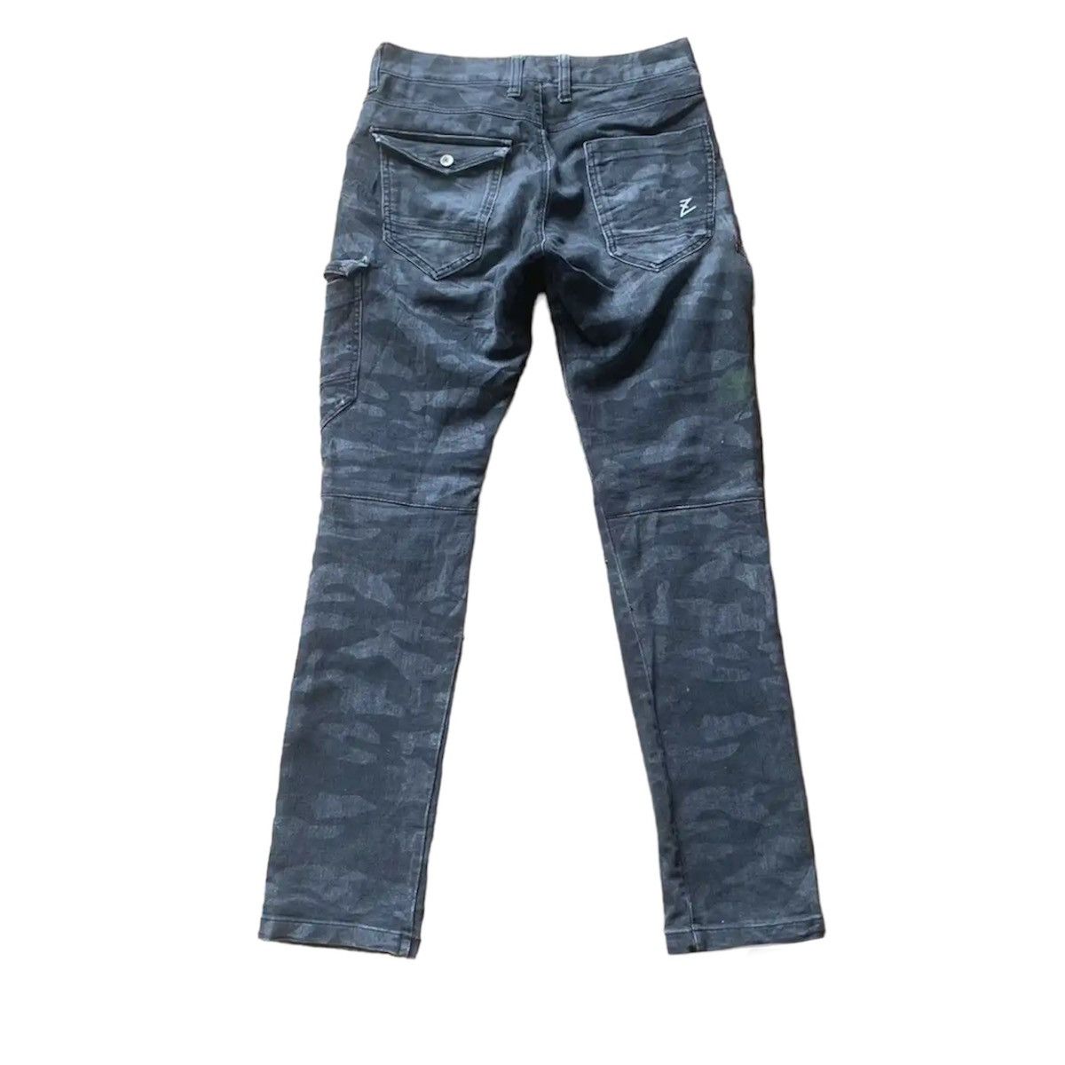 Japanese Brand CAMOUFLAGE 28x31 TROUSERS JAPANESE VINTAGE RIPPED CARGO PANT Size US 28 / EU 44 - 2 Thumbnail