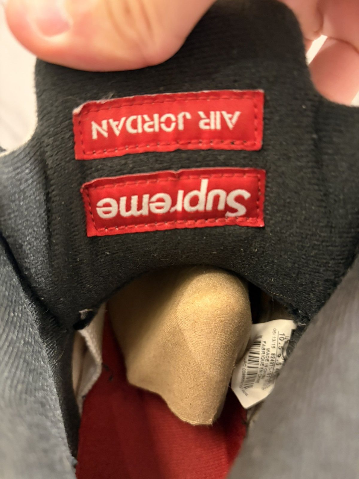 Jordan Brand Supreme x jordan Size US 10.5 / EU 43-44 - 9 Thumbnail