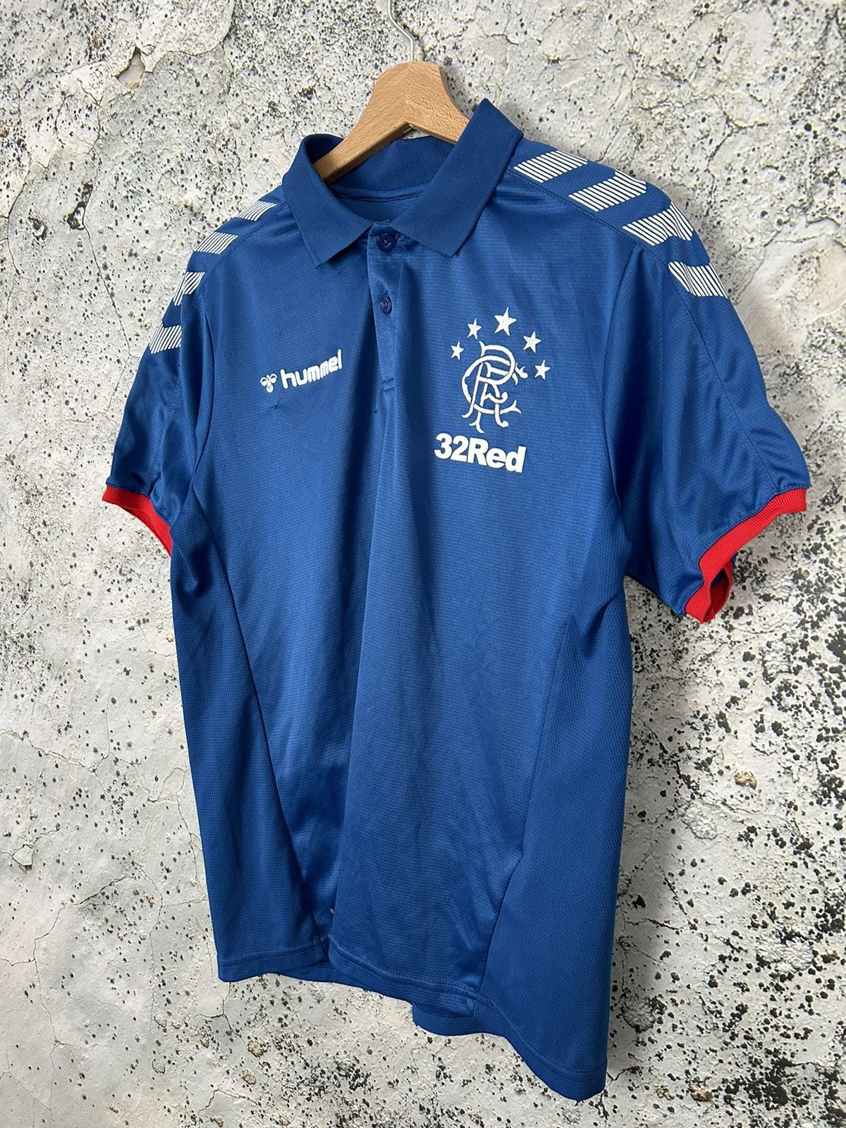 Hummel Vintage Glasgow Rangers Hummel Soccer Jersey Football Size US M / EU 48-50 / 2 - 2 Thumbnail