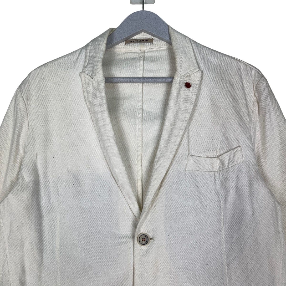 Other 🔥 JEY COLE MAN COTTON BLAZER JACKET MAN MADE IN ITALY Size US S / EU 44-46 / 1 - 3 Thumbnail
