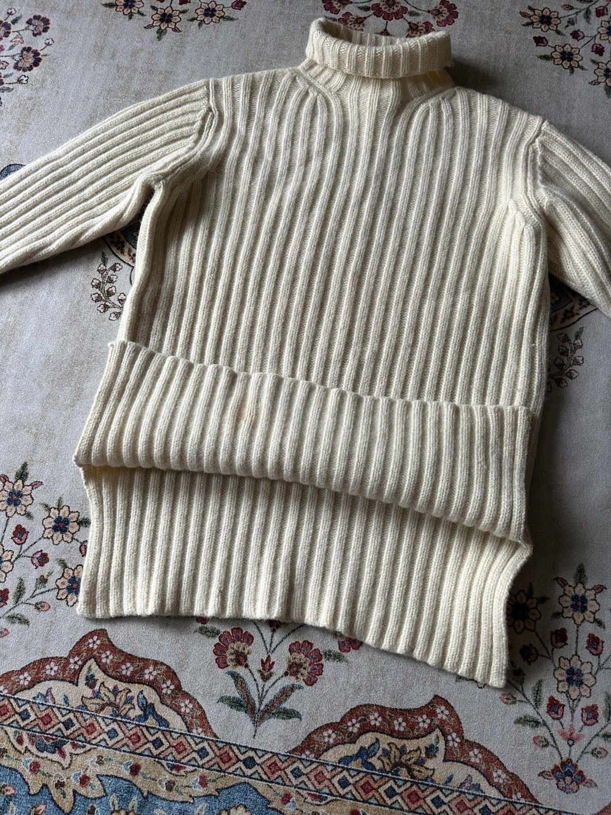 Yohji Yamamoto Archive Y’s for men / Yohji Yamamoto Cable Wool Turtleneck Size US S / EU 44-46 / 1 - 15 Thumbnail