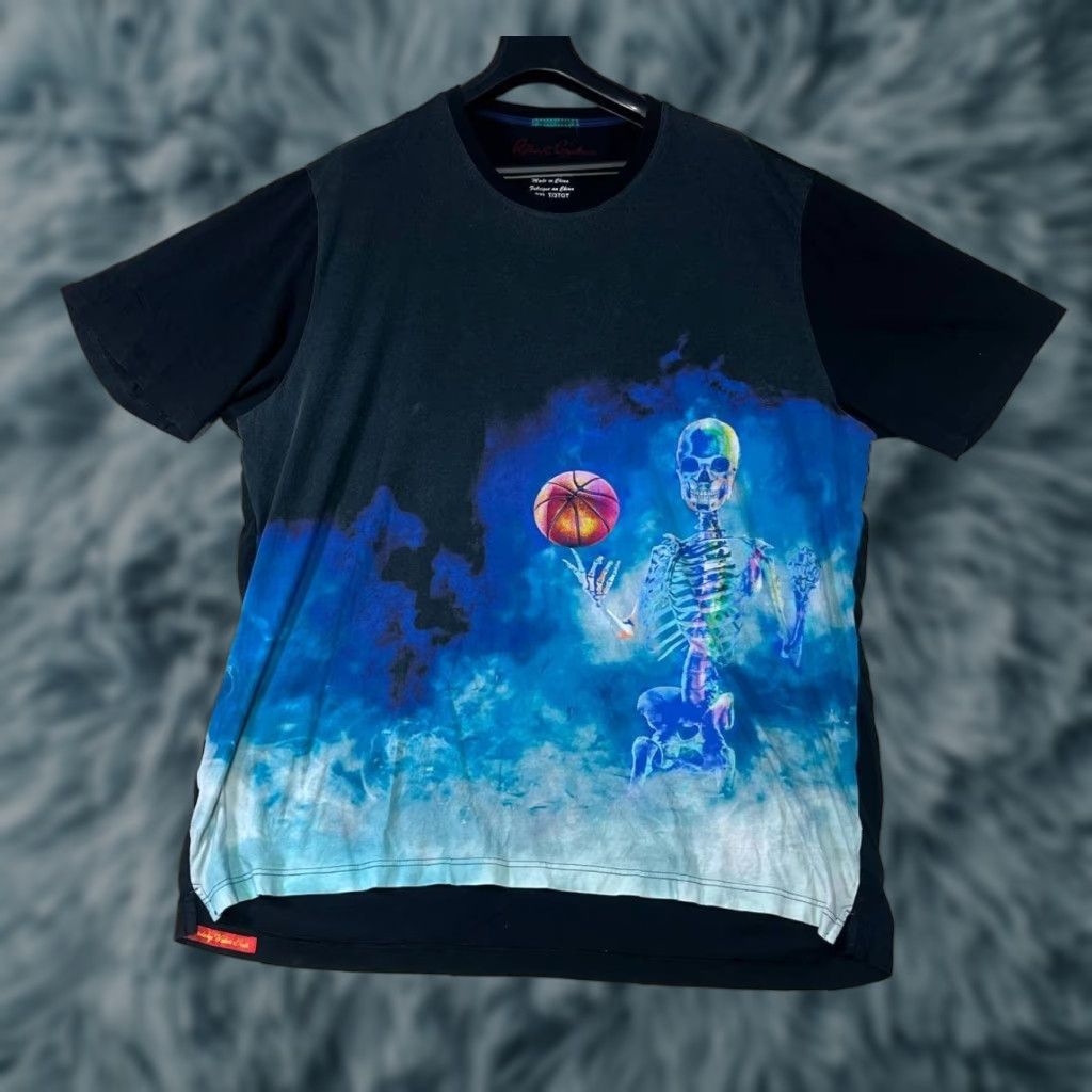 Robert Graham Robert Graham T Shirt Mens 3XL Black Skull Graphic Short Sleeve Crew Neck Vintage? No Size US XXL / EU 58 / 5 - 1 Thumbnail