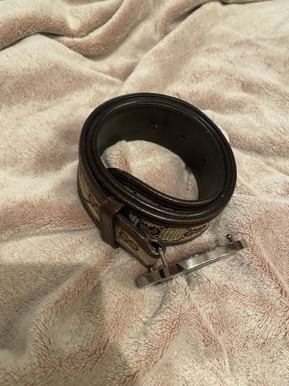 Gucci Gucci monogram belt size 80 Size ONE SIZE - 15 Thumbnail