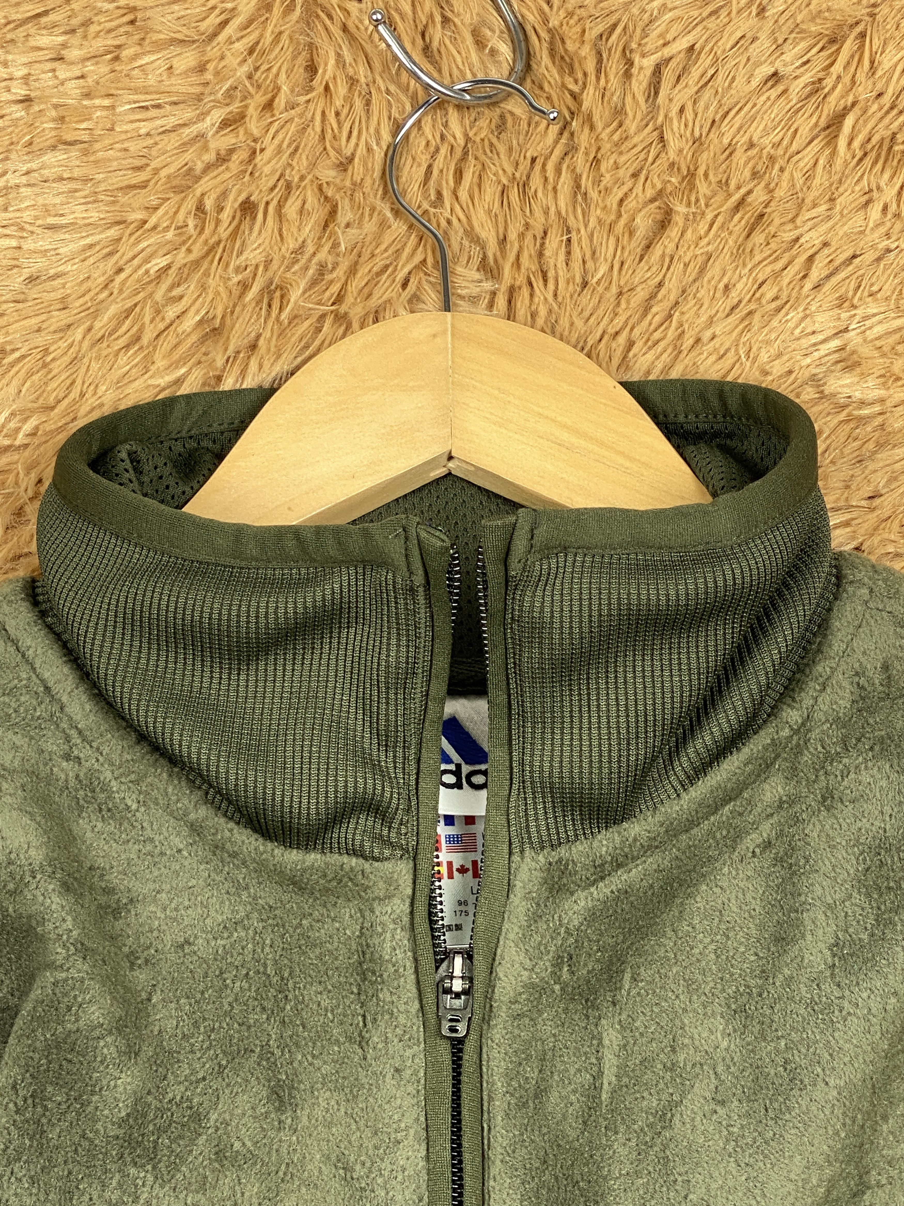 Adidas Vintage Adidas Sportwear Fleece Zip Up Jacket J1664 Size US M / EU 48-50 / 2 - 4 Thumbnail