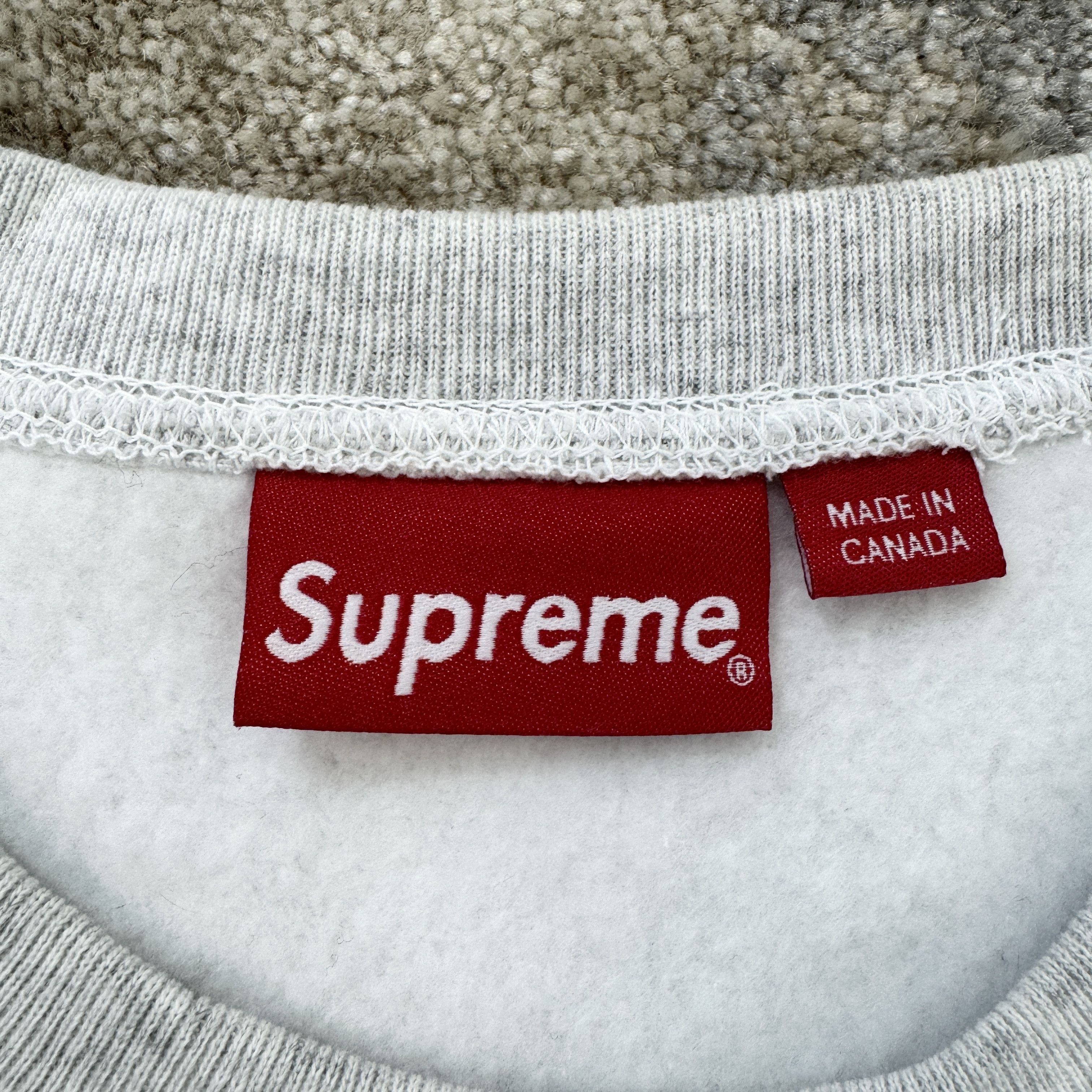 Supreme Supreme Box Logo Crewneck Sweatshirt In Grey RRP £500 Size US M / EU 48-50 / 2 - 4 Thumbnail