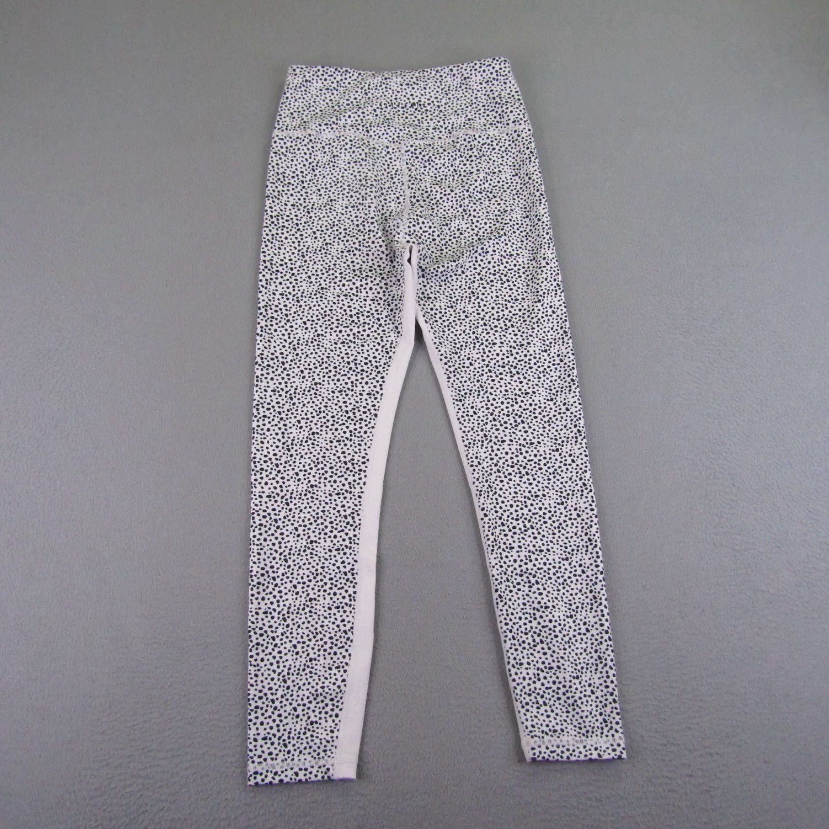 Vintage Allfenix Leggings Womens Small White Black Spots Athletic Pants High Waist Gym Size 28" / US 6 / IT 42 - 6 Thumbnail