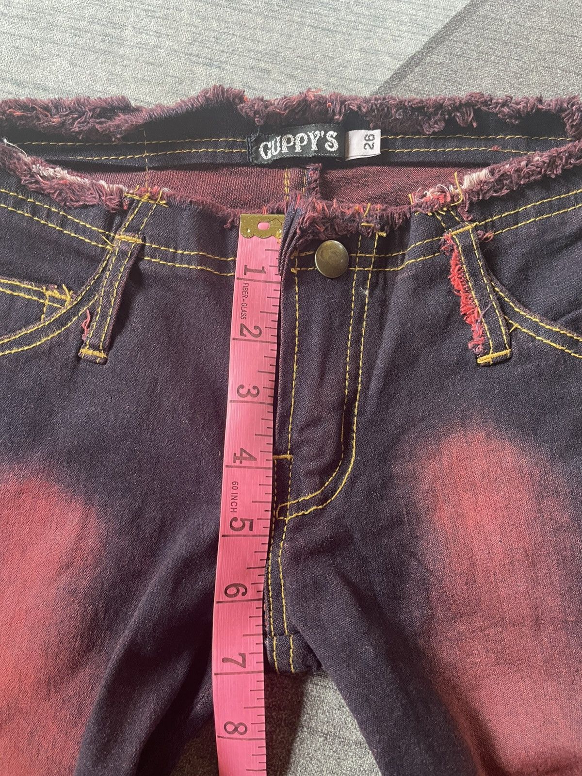 Japanese Brand Vintage Y2K Guppys Flare LGB Style Denim Pants Size US 28 / EU 44 - 15 Thumbnail