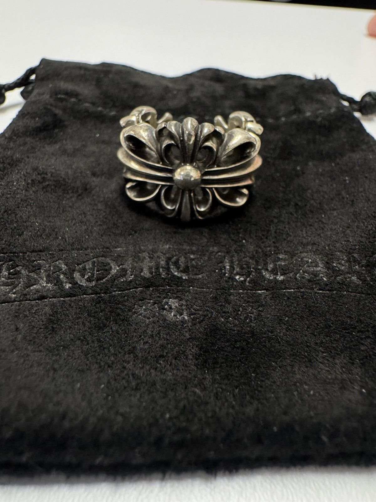 Chrome Hearts Chrome Hearts Double Floral Ring Size ONE SIZE - 5 Thumbnail