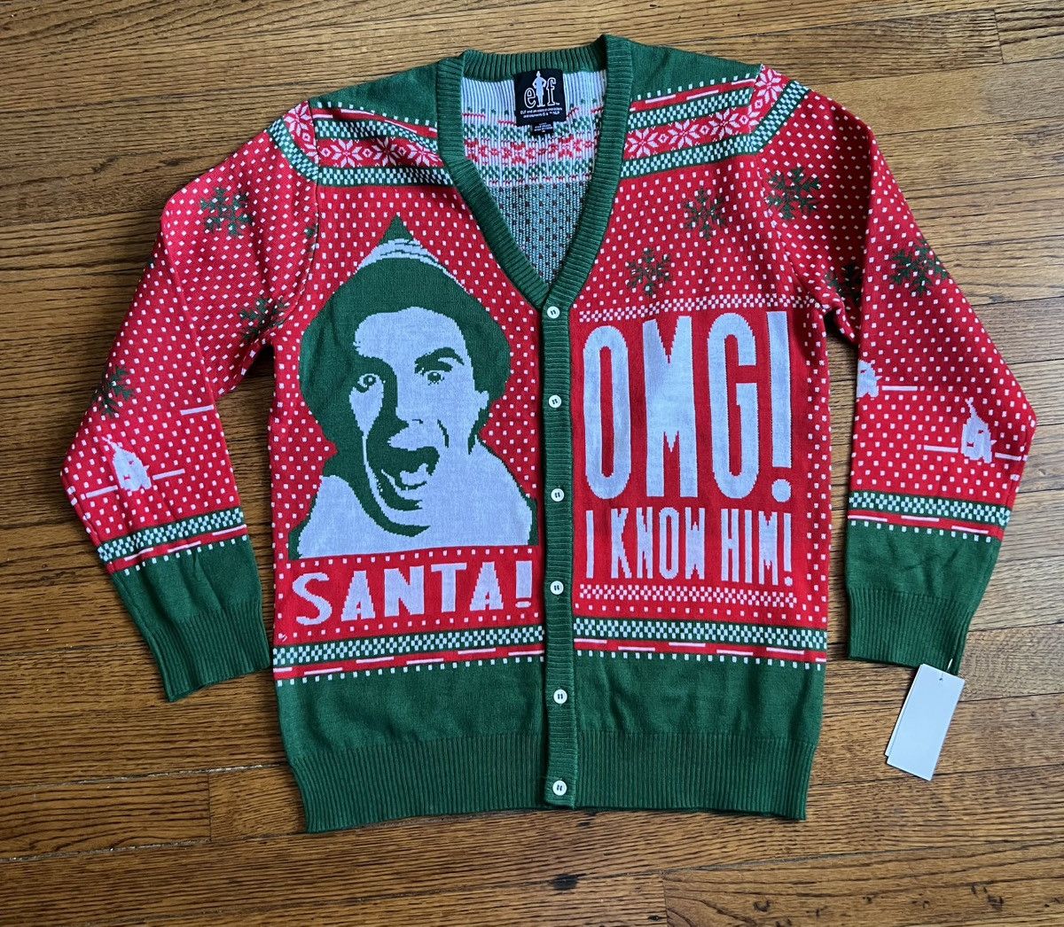 Other Official Will Ferrell Elf Movie Christmas Sweater Medium Size US M / EU 48-50 / 2 - 2 Thumbnail