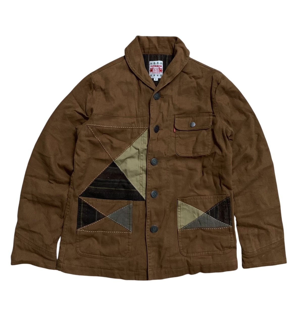 Japanese Brand 💥Japanese Titicaca Patchwork Jacket Size M / US 6-8 / IT 42-44 - 2 Thumbnail