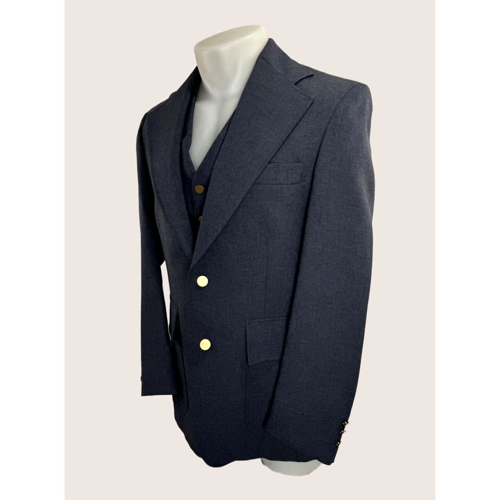 Levi's LEVI'S Panatela Vest & Blazer Vintage 2 Piece Mens 38 R Blue Jacket Shirt Style Womens? Mens Size US XXS / EU 40 - 1 Thumbnail