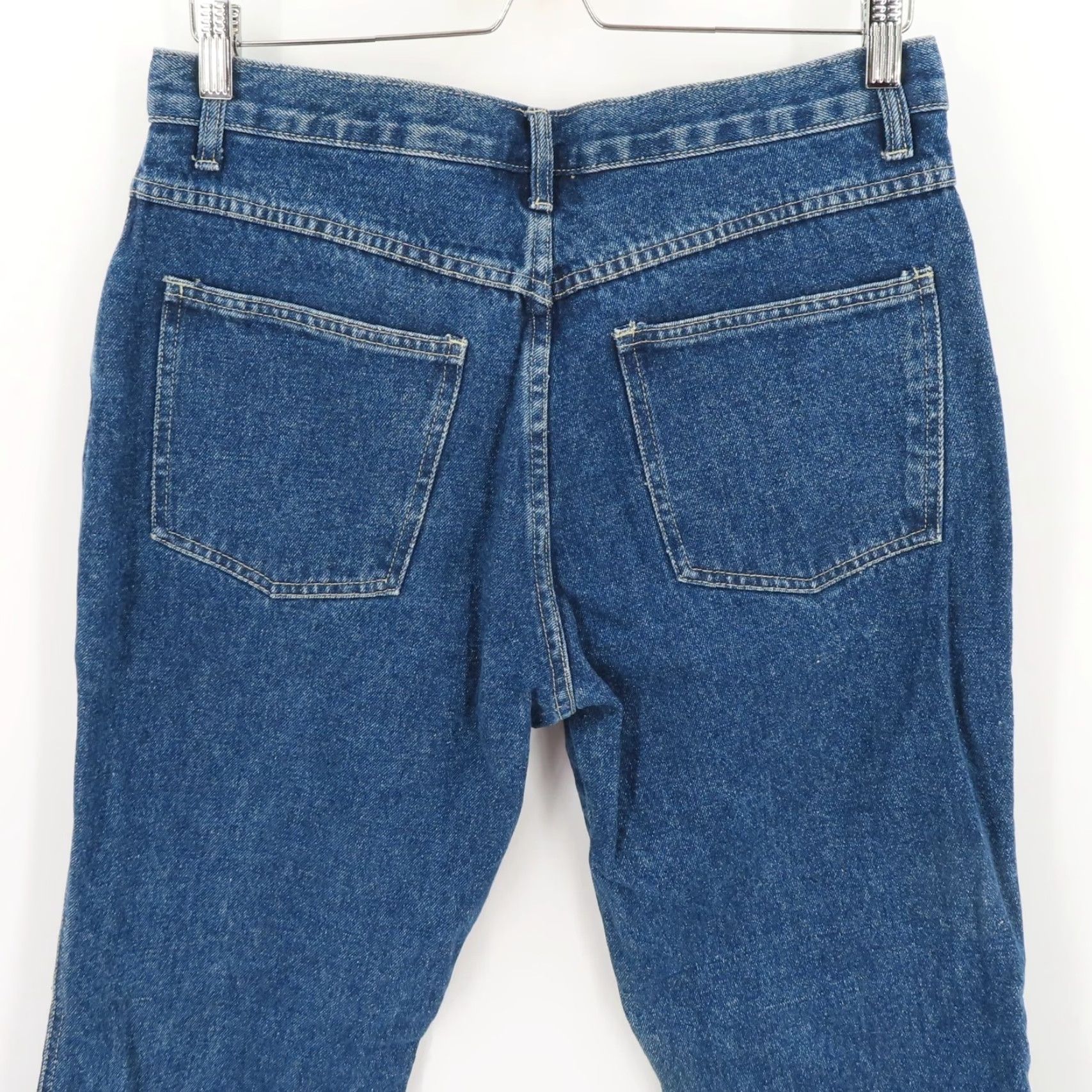 Bill Blass VTG Bill Blass Jeans Denim 5-Pocket Embroidered Floral Petite 12P Womens blue Flower Mom Denim Jeans Size 34" / US 12 / IT 48 - 5 Thumbnail