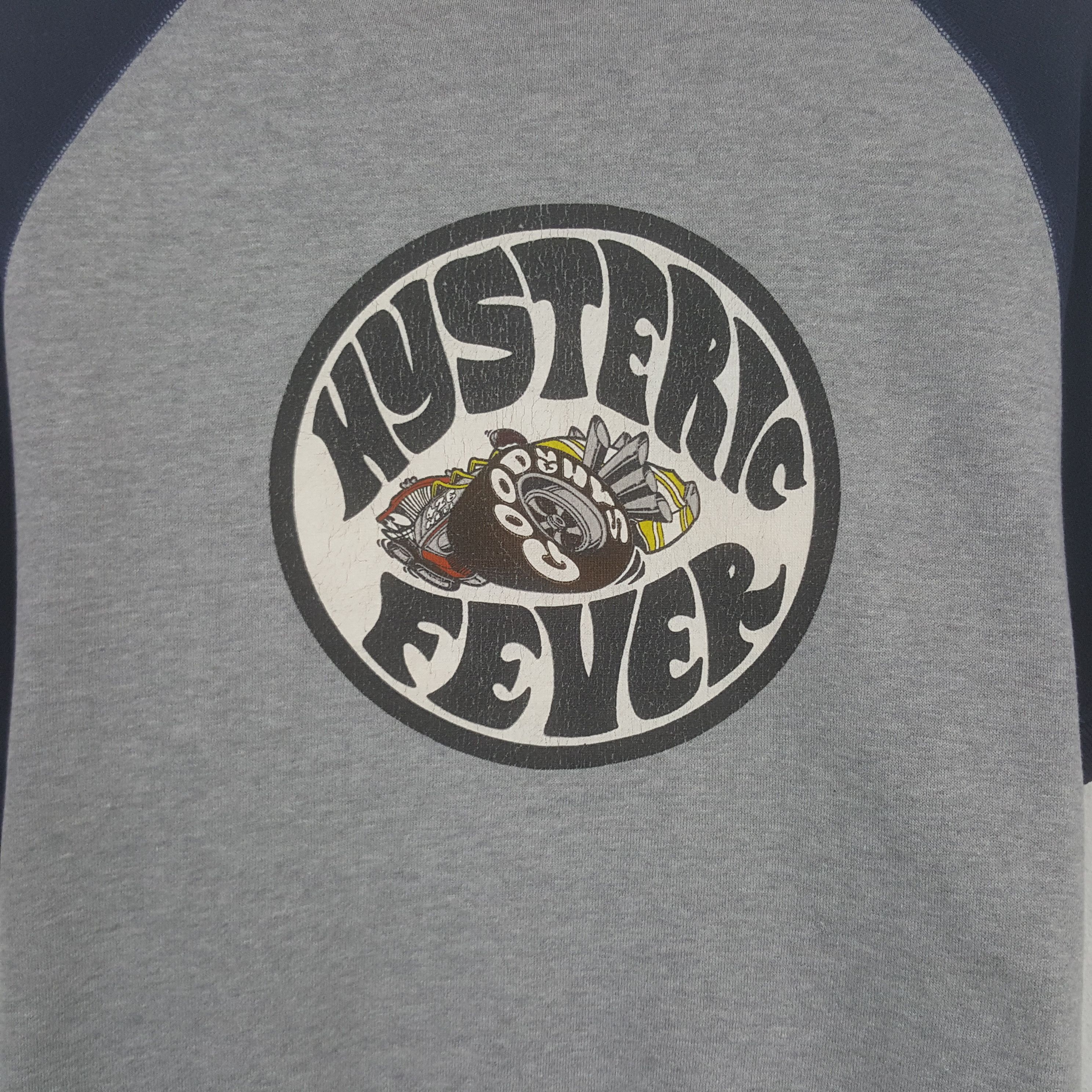 Hysteric Glamour × Vintage Vintage Hysteric Fever Short Sleeve Sweatshirt Size US L / EU 52-54 / 3 - 2 Thumbnail