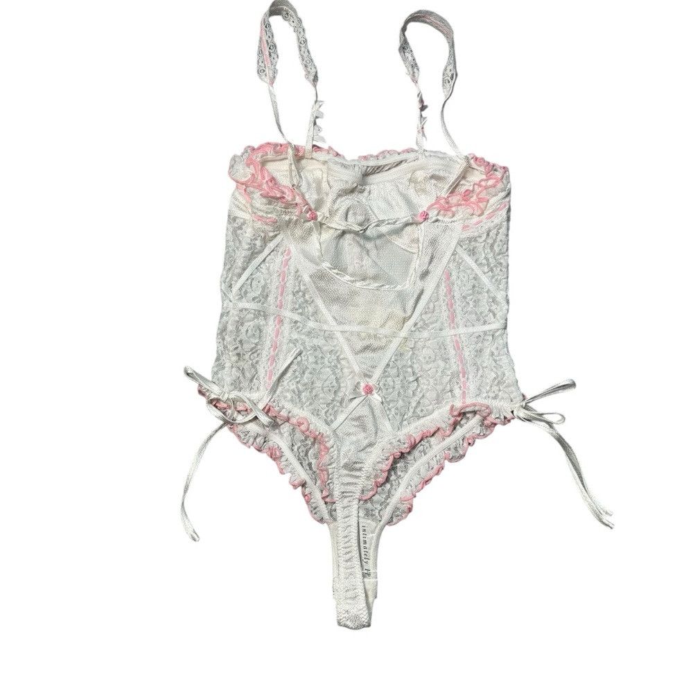 Free People NWT New $98 Free People Sweet Cheeks Thong Bodysuit Size S Size S / US 4 / IT 40 - 4 Thumbnail